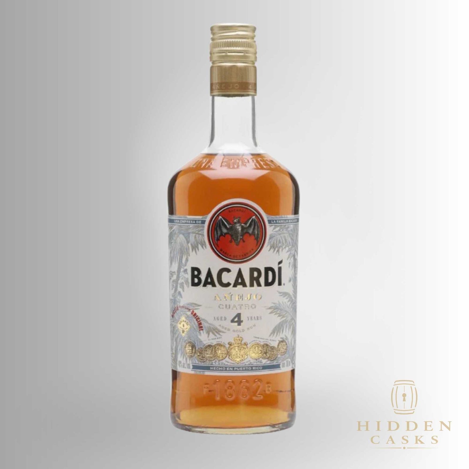 Bacardi Anejo Cuatro 4 Year 750 ml