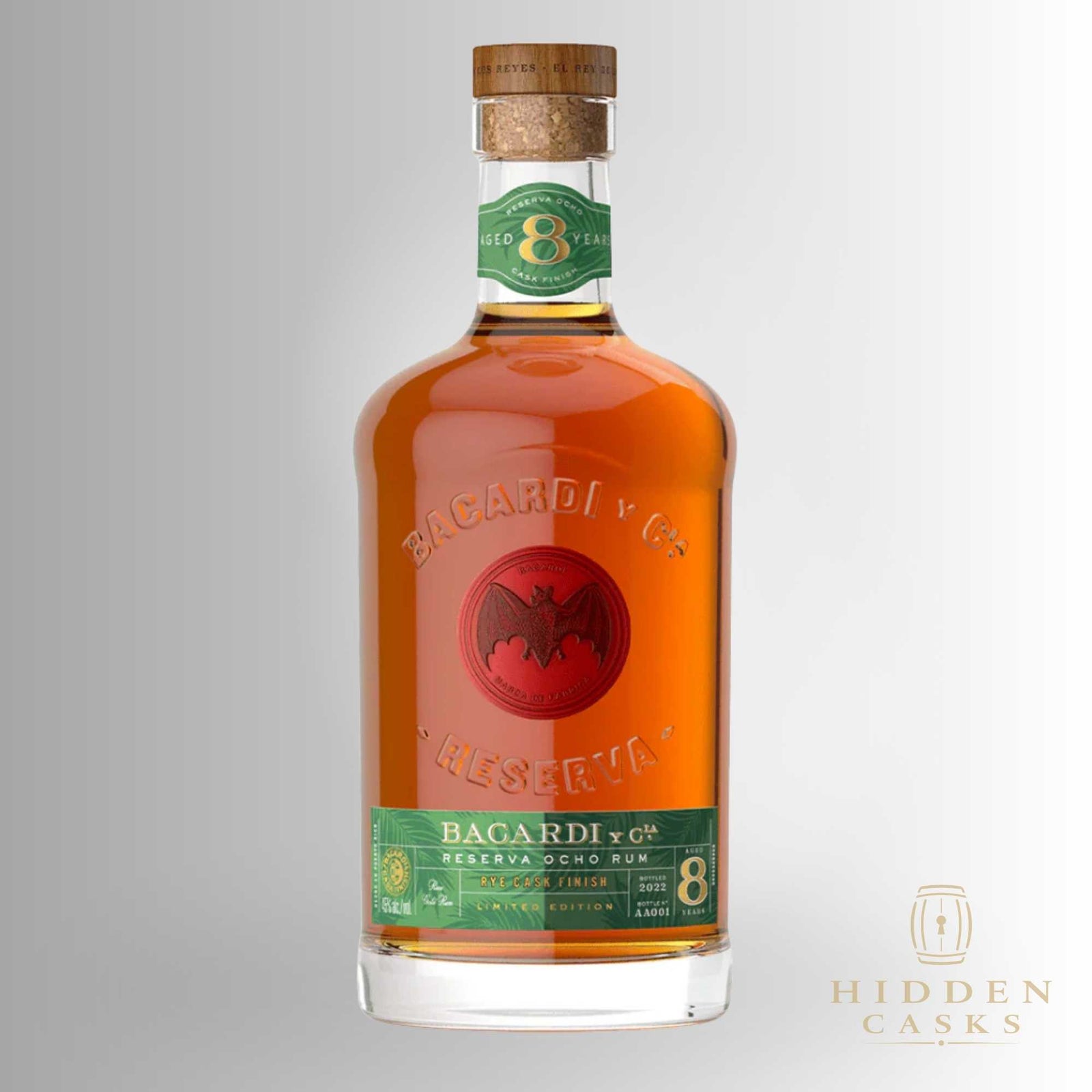 Bacardi Reserva Ocho Rum Rye Cask Finish 8 year 750ml