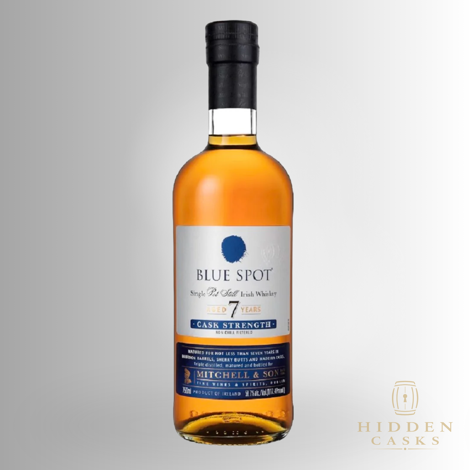 Blue Spot Single Pot Still Cask Strength 7 year 750 ml
