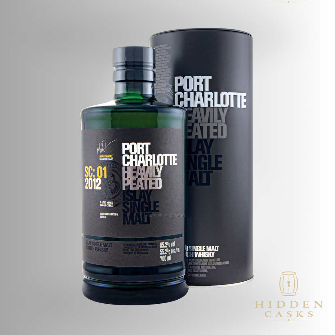 Bruichladdich Port Charlotte Sherry Cask Heavily Peated Single Malt Scotch Whiskey SC:01 2012 750ml