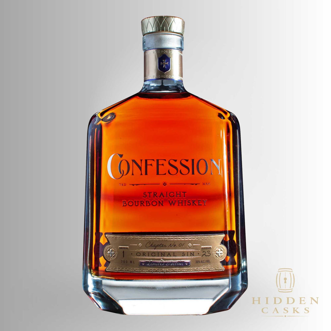 Burnt Church Distillery Confession Straight Bourbon Whiskey Chapter 1 Original Sin Limited Edition 750 ML