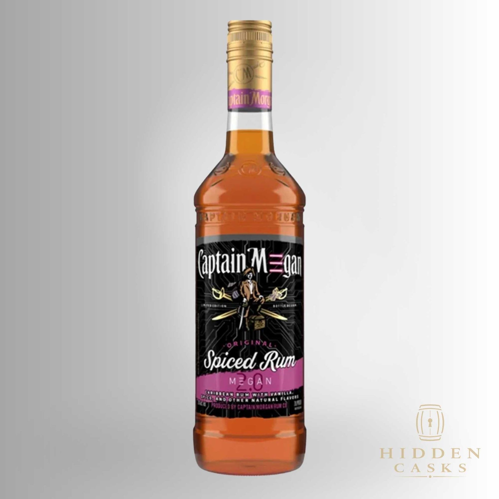 Captain Morgan Limited Edition Spiced Rum Megan 2.0 750 ML