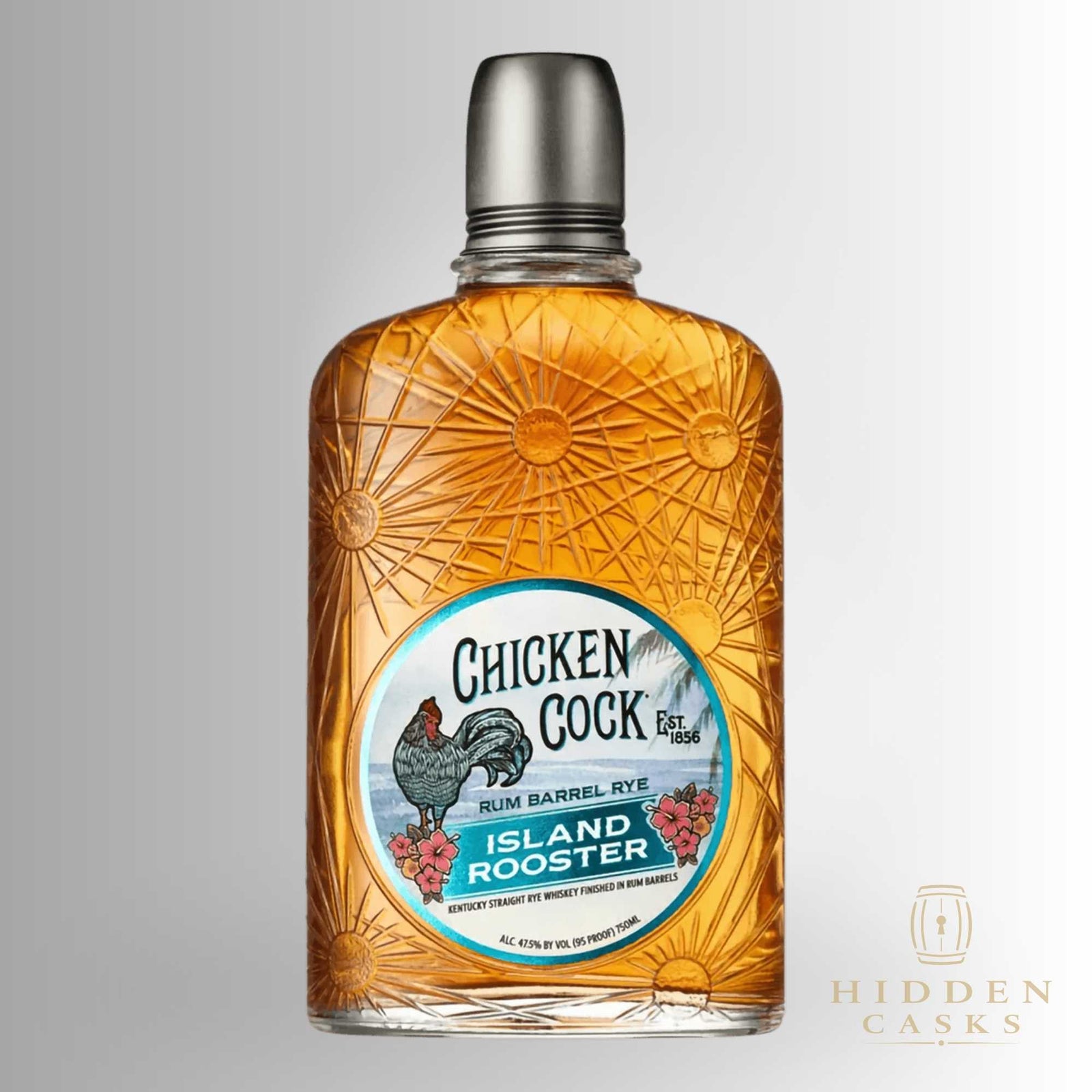 Chicken Cock Rum Barrel Rye Island Rooster Kentucky Straight 750ml