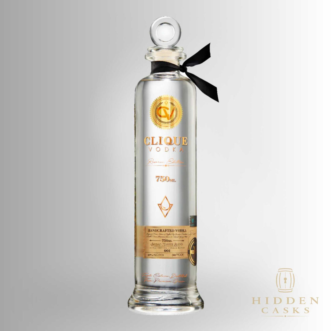 Clique Reserve Edition Handcrafted Vodka Artisan Master Blend Limited Edition Small Batch 001 750 ml