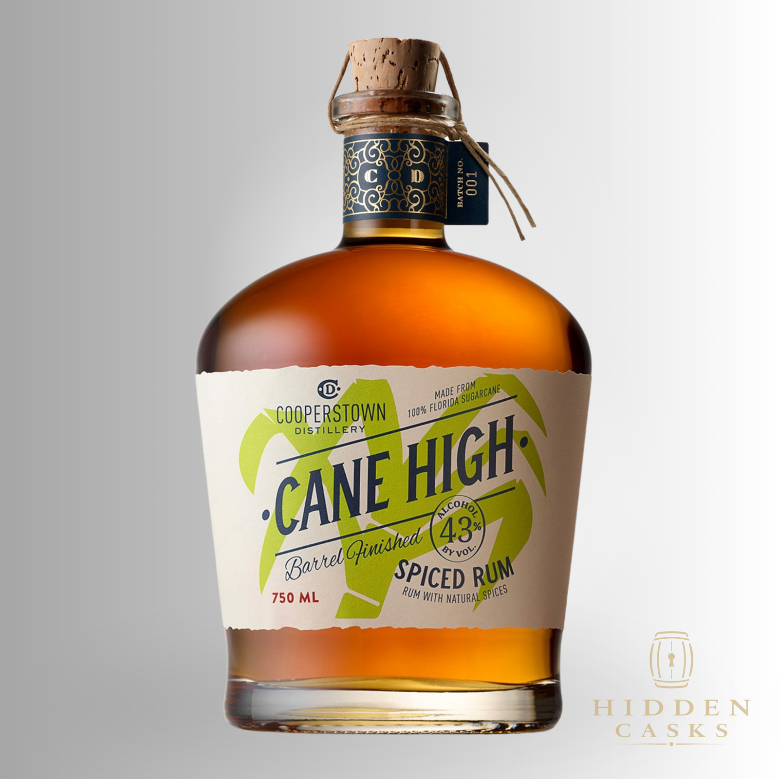 Cooperstown Distillery Cane High Spiced Rum 750 ml