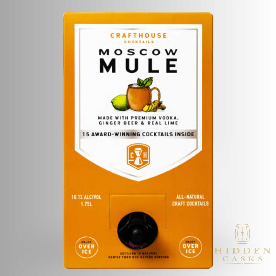 Crafthouse Cocktails Moscow Mule Premium Vodka and Ginger Beer with Real Lime 1.75 L