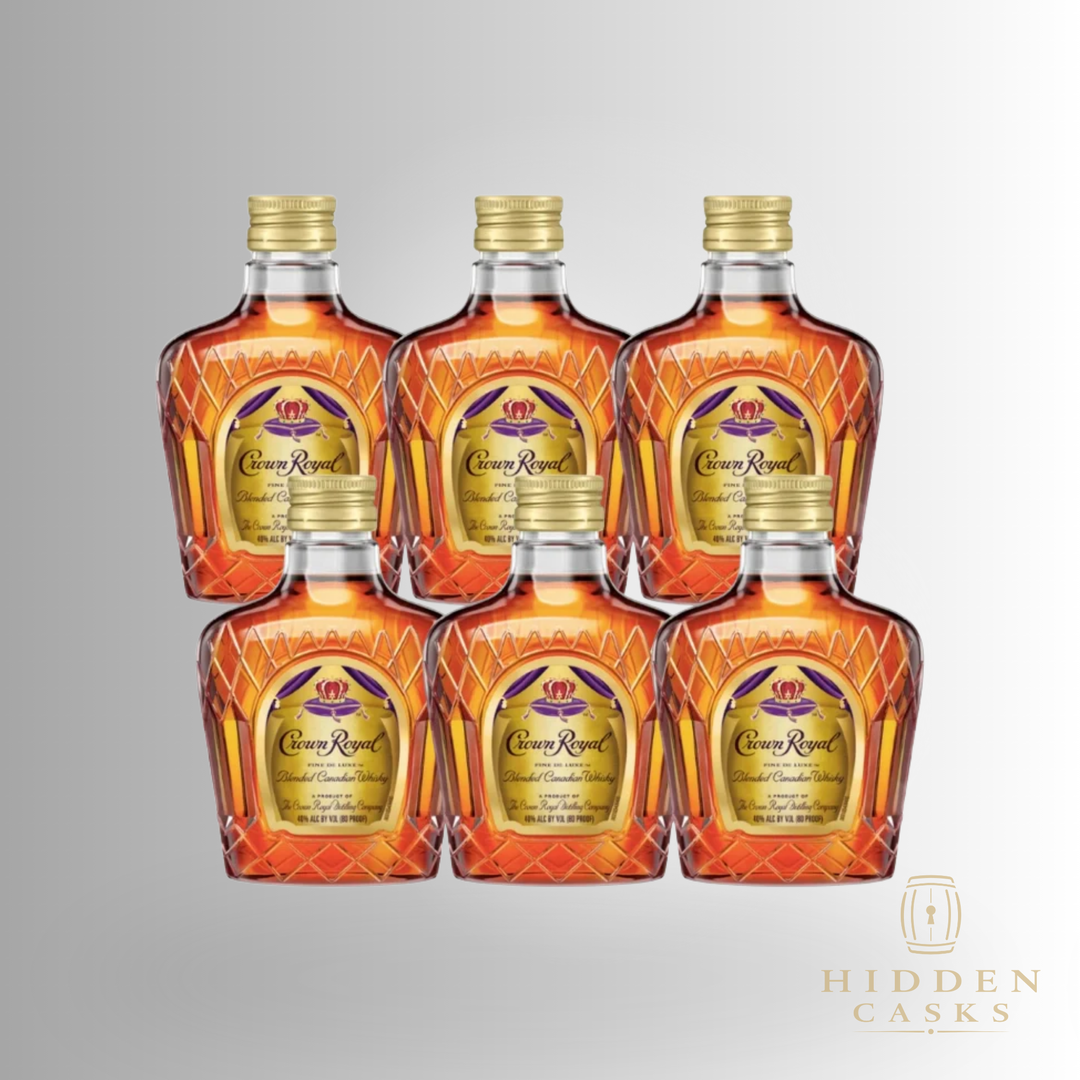 Crown Royal Blended Canadian Whiskey Mini (6 pack) 50ml