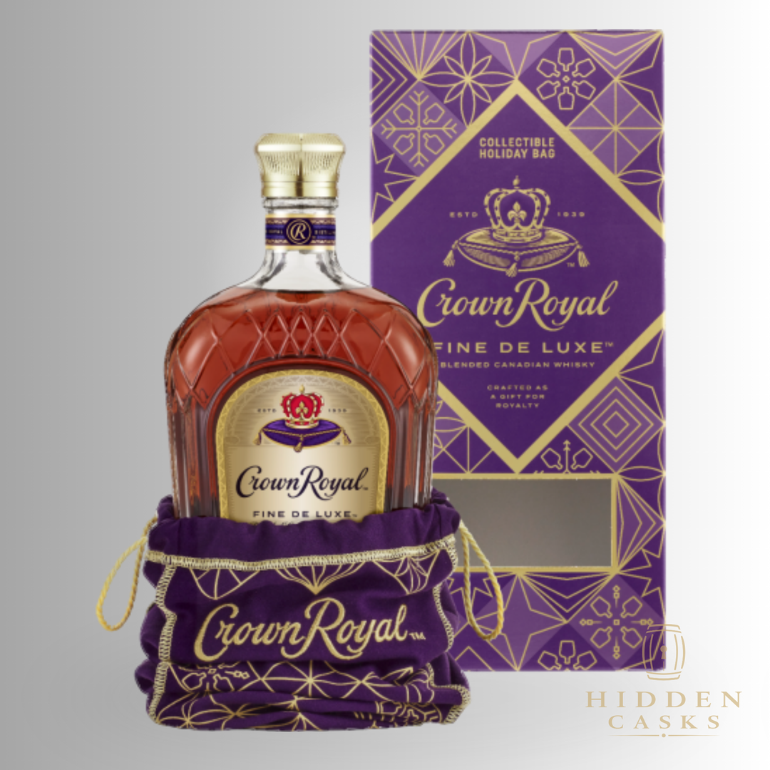 Crown Royal Collectible Holiday Bag Fine De Luxe 1.75L