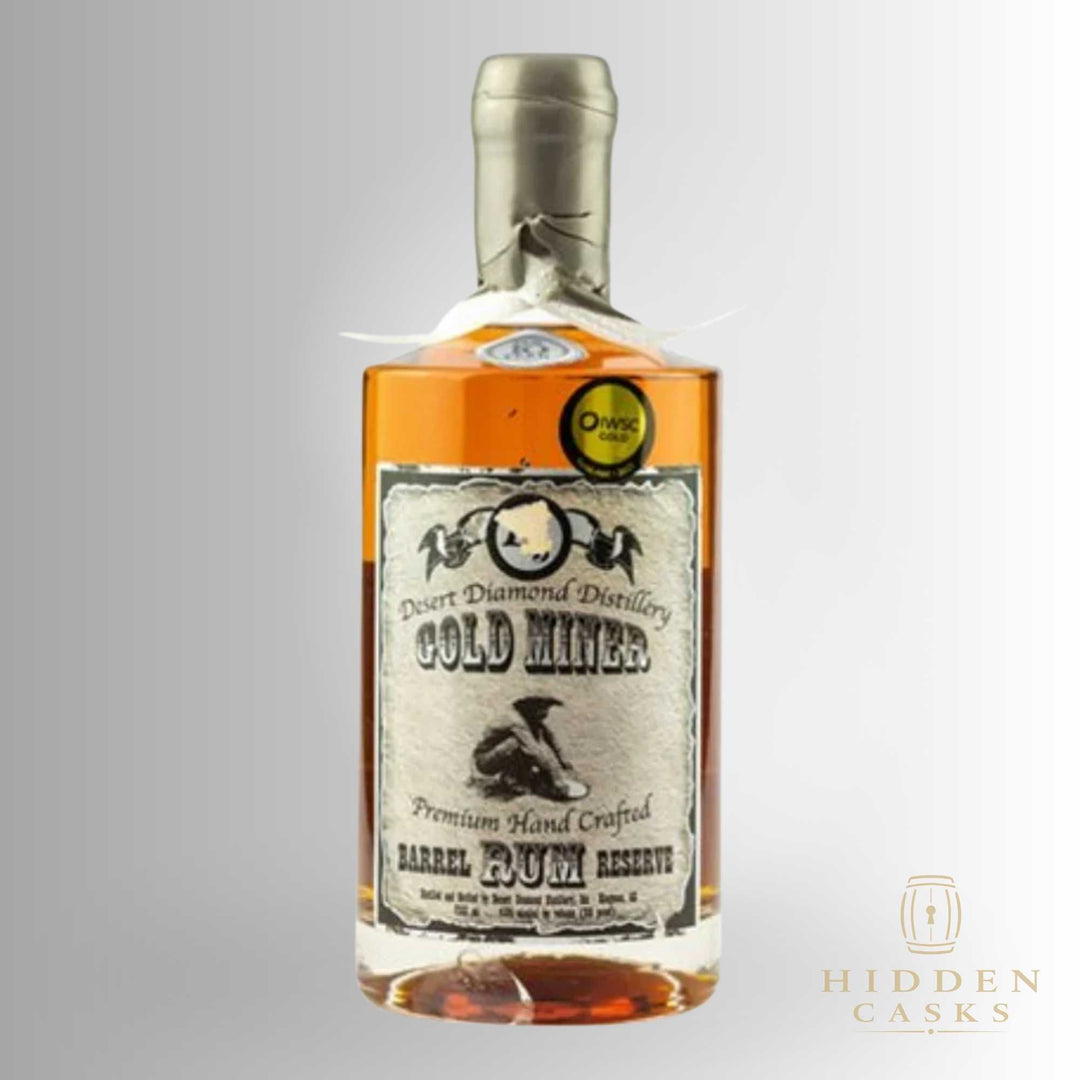 Desert Diamond Distillery Gold Miner Platinum Single Barrel Reserve Rum 10 year 750 ML