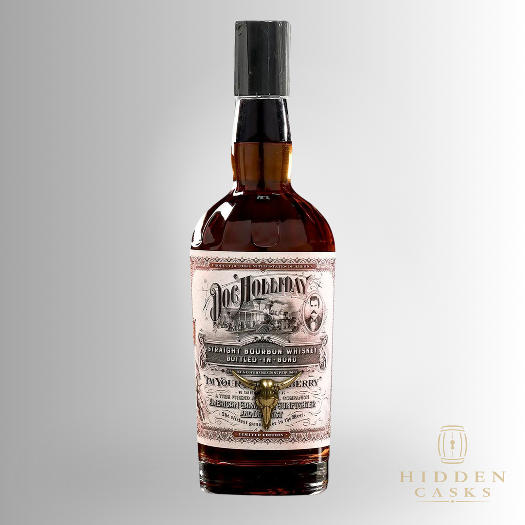 Doc Holiday Straight Bourbon Whiskey Bottled in Bond Limited Edition 750 ML