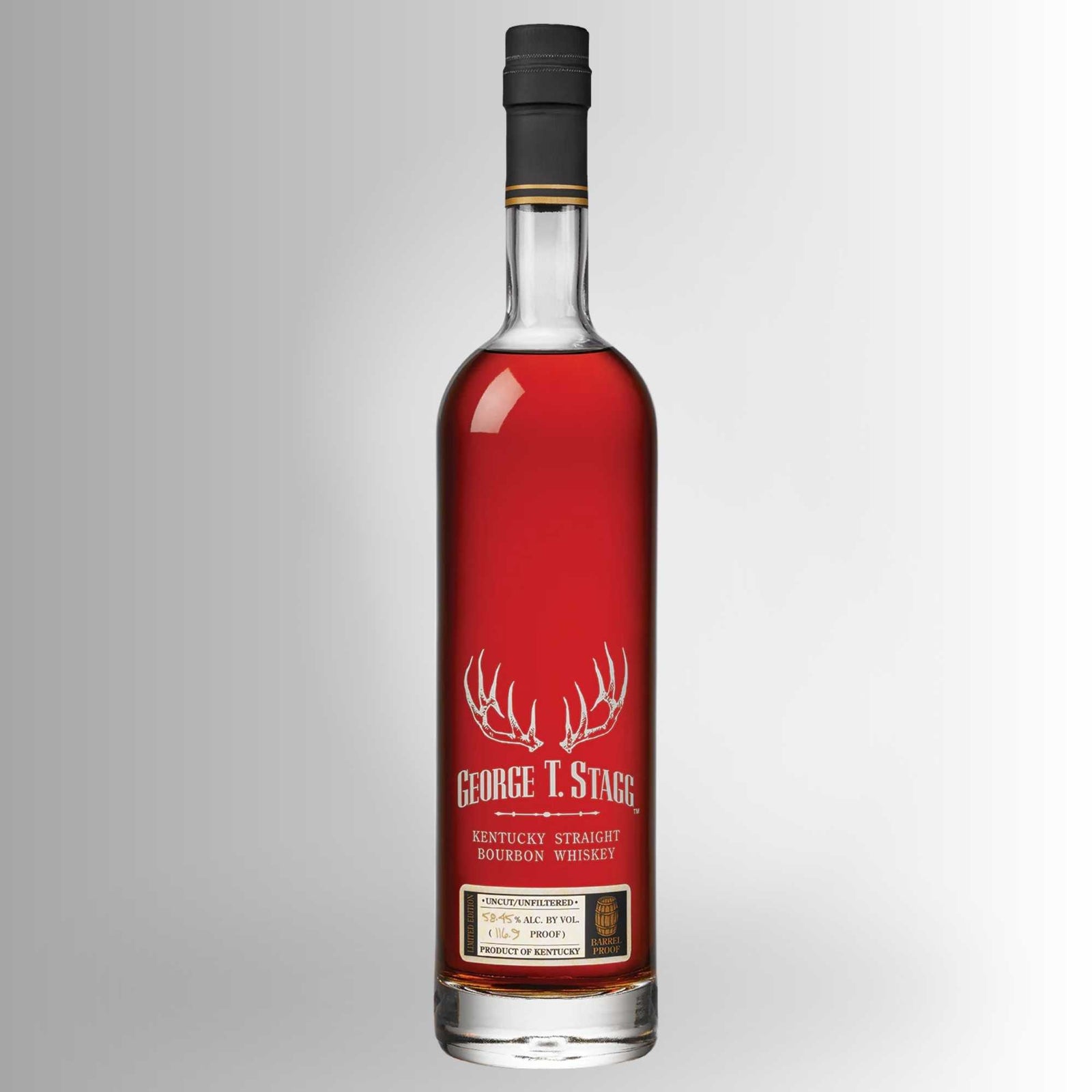 George T Stagg uncut Barrel Proof Bourbon Whiskey 750 ml