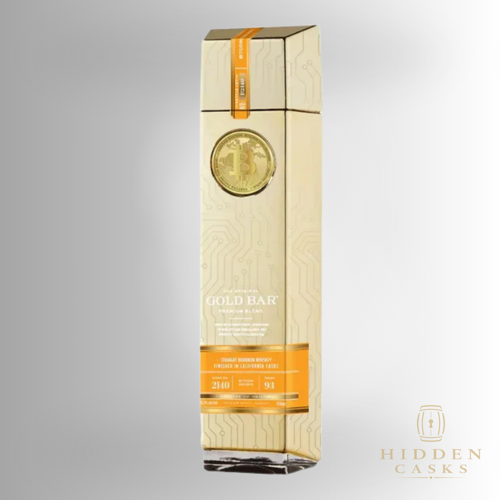 Gold Bar BBN Bitcoin Reserve LTD ED Finished in California Casks 93 750ml