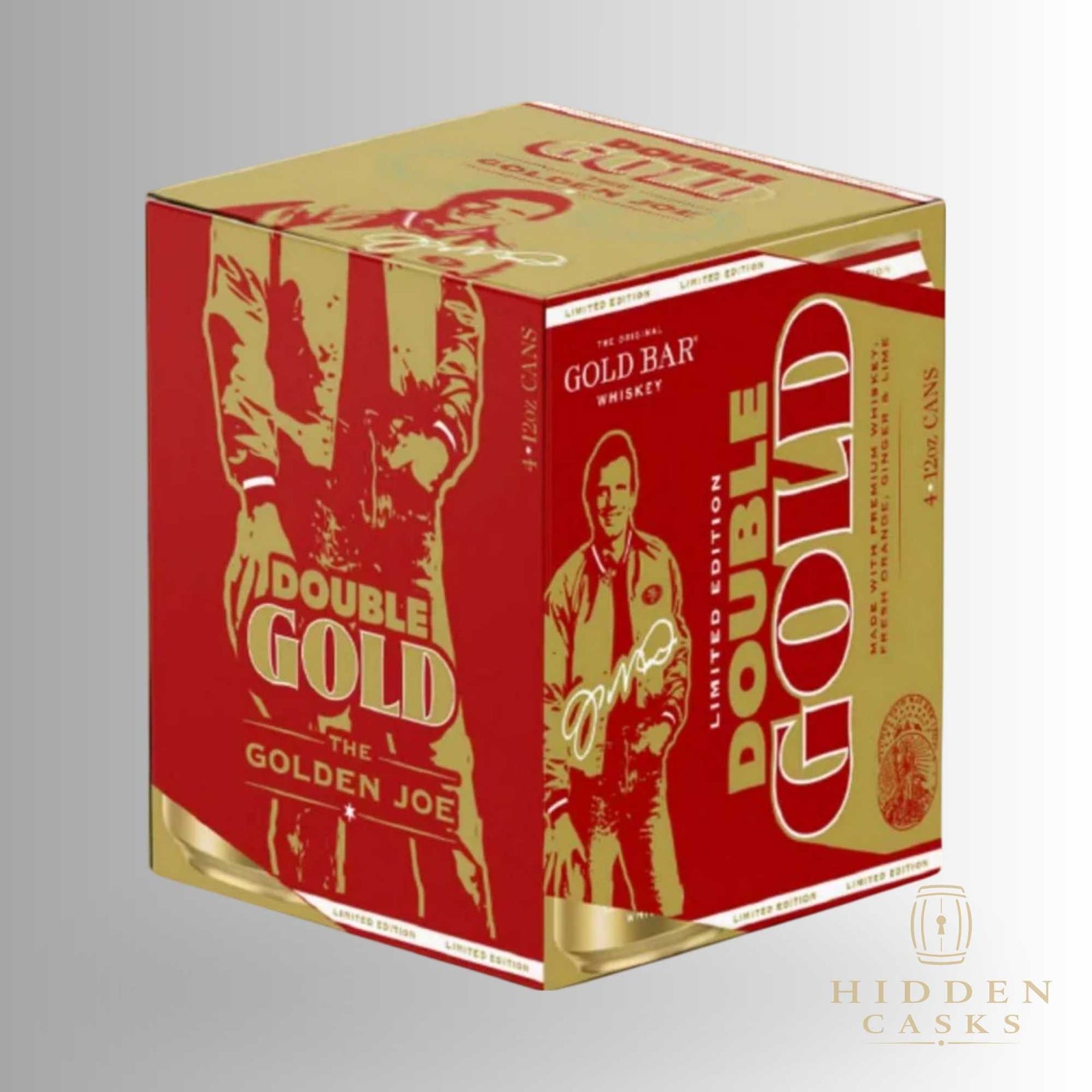 Gold Bar Double Gold The Golden Joe 4 pack Limited Edition 355 ML