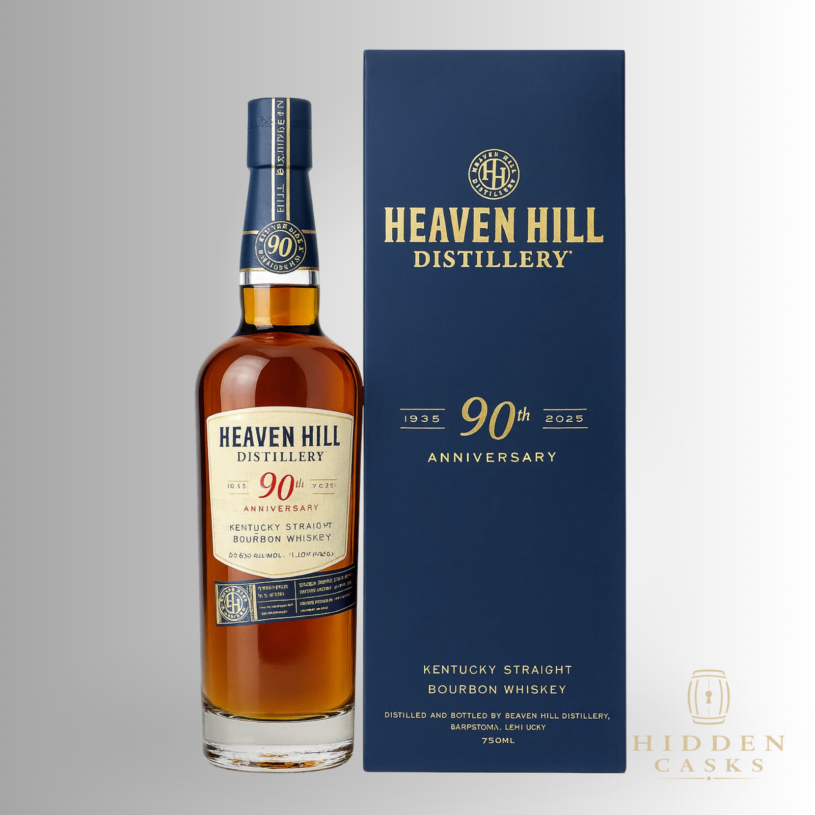 Heaven Hill 90th Anniversay whiskey 750ml