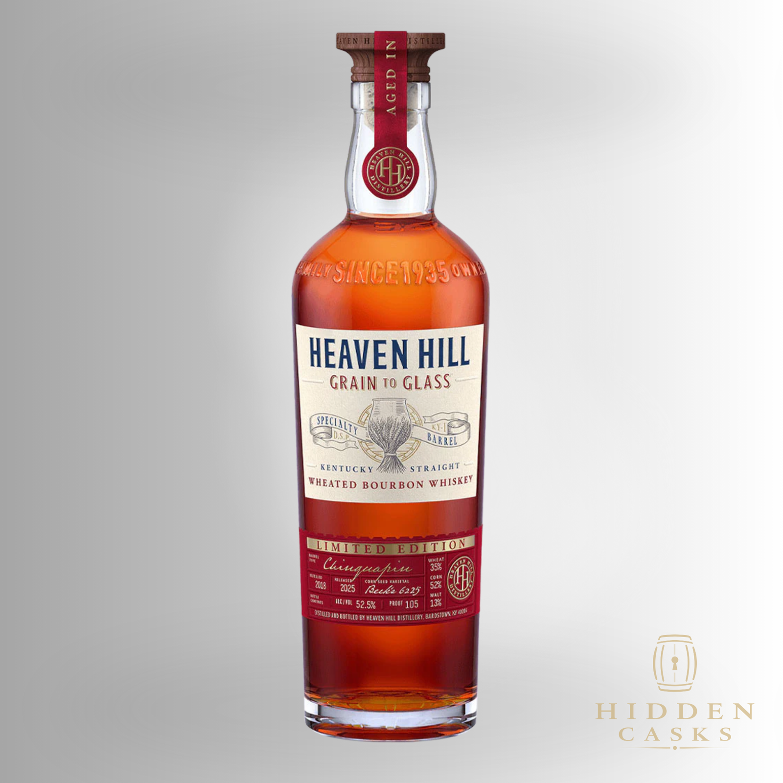 Heaven Hill Grain to Glass Wheated Bourbon Chinquapin Barrel 750ml