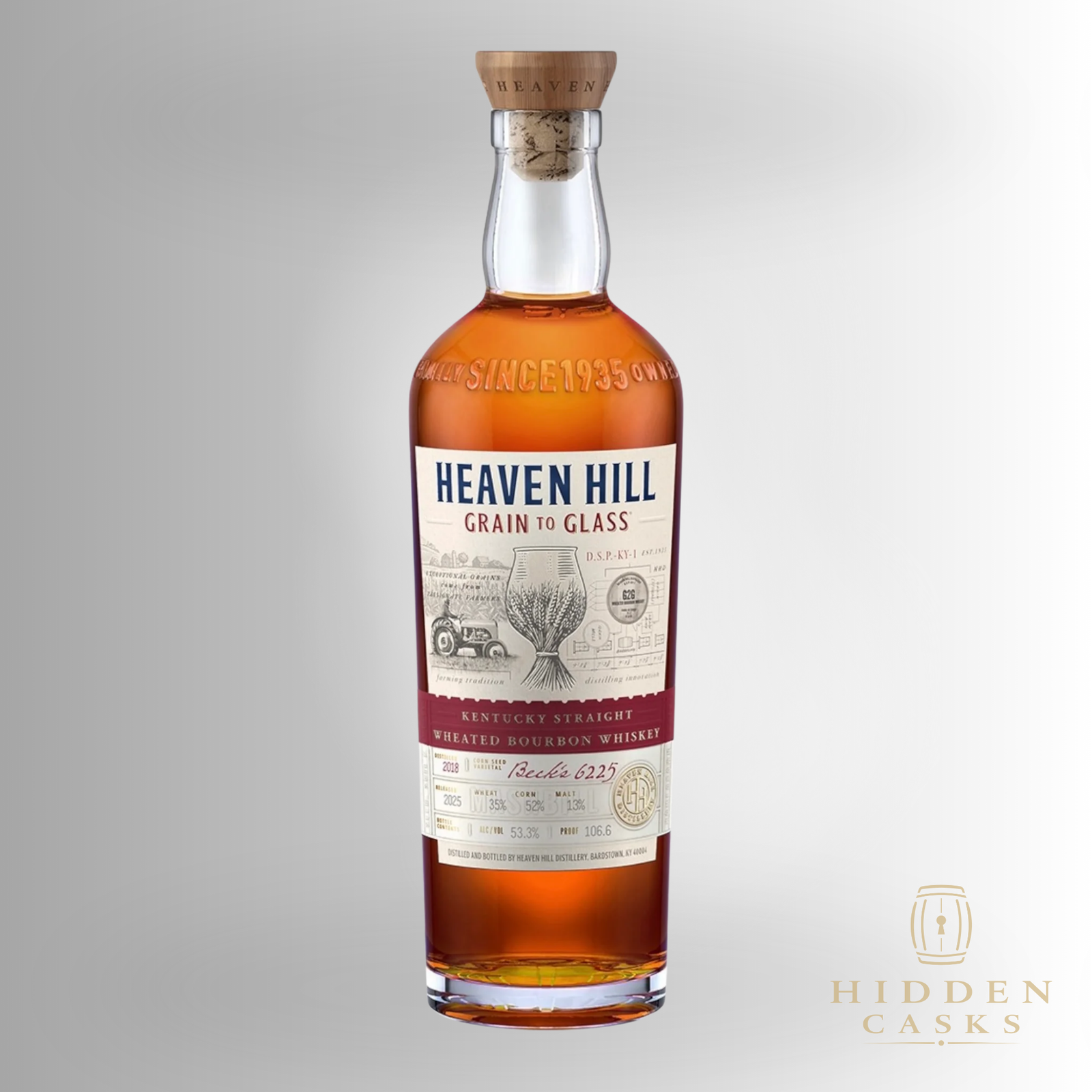 Heaven Hill Grain to Glass Wheated Bourbon Whiskey 700ml