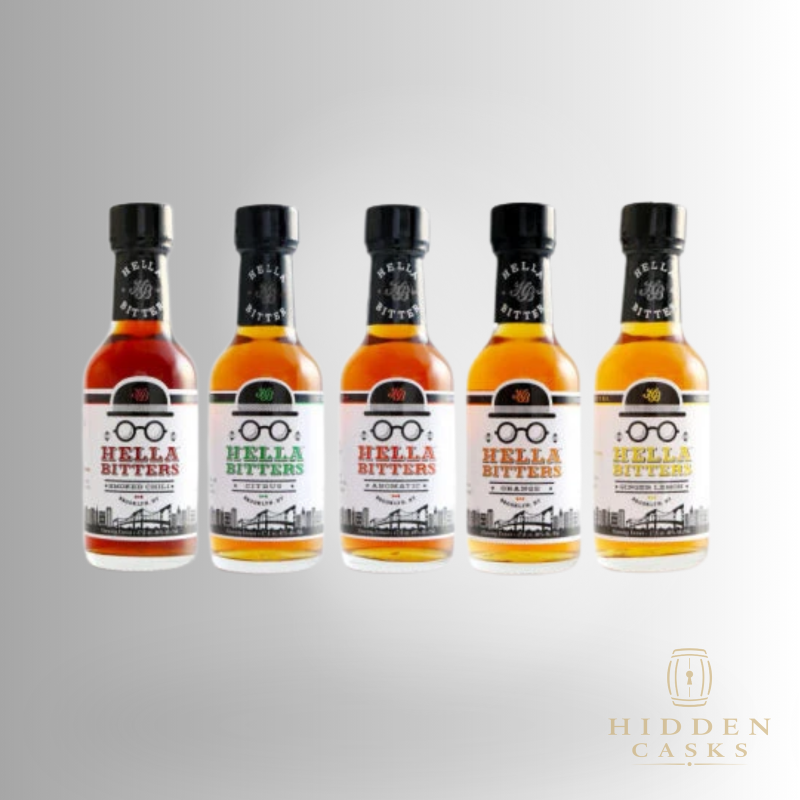 Hella Cocktails Bitters gift pk 50ml