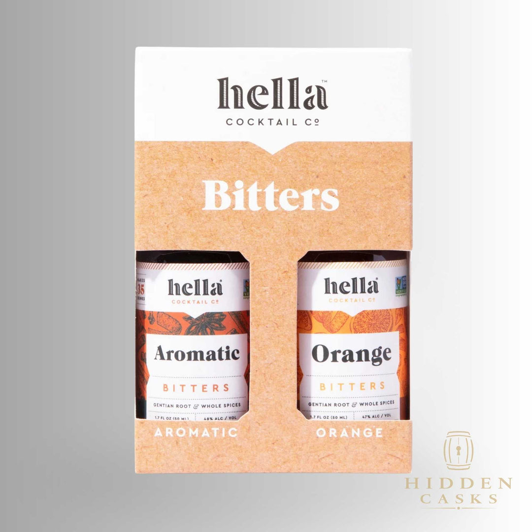 Hella Cocktails Orange &amp; Aromatic Bitters 2 pack