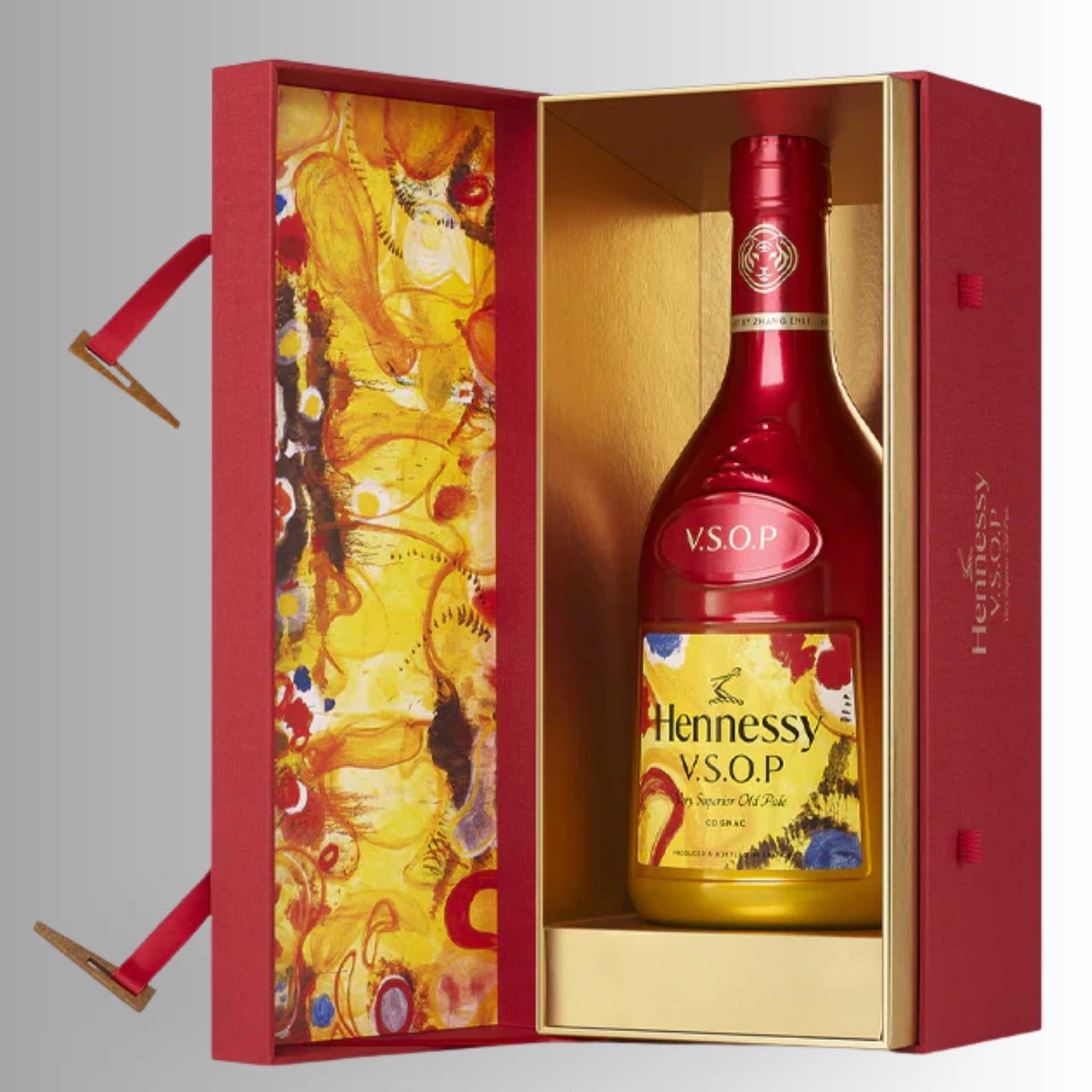 Hennessy VSOP Limited Edition Box by ZHANG ENLI (Yellow and Red) 2022 750ml