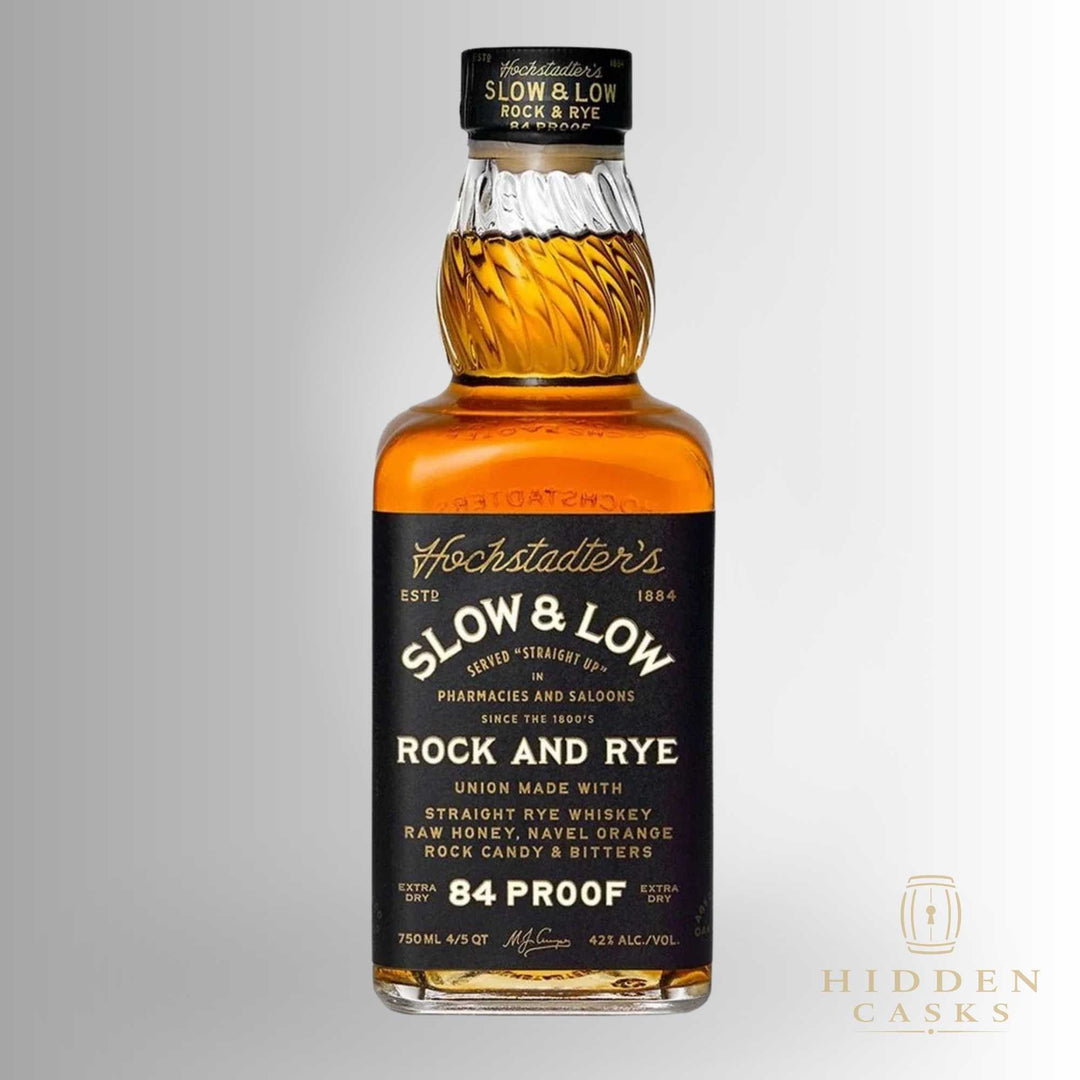 Hochstadters Slow and Low Old Fashioned Rock and Rye Straight Rye Whiskey 750 ml