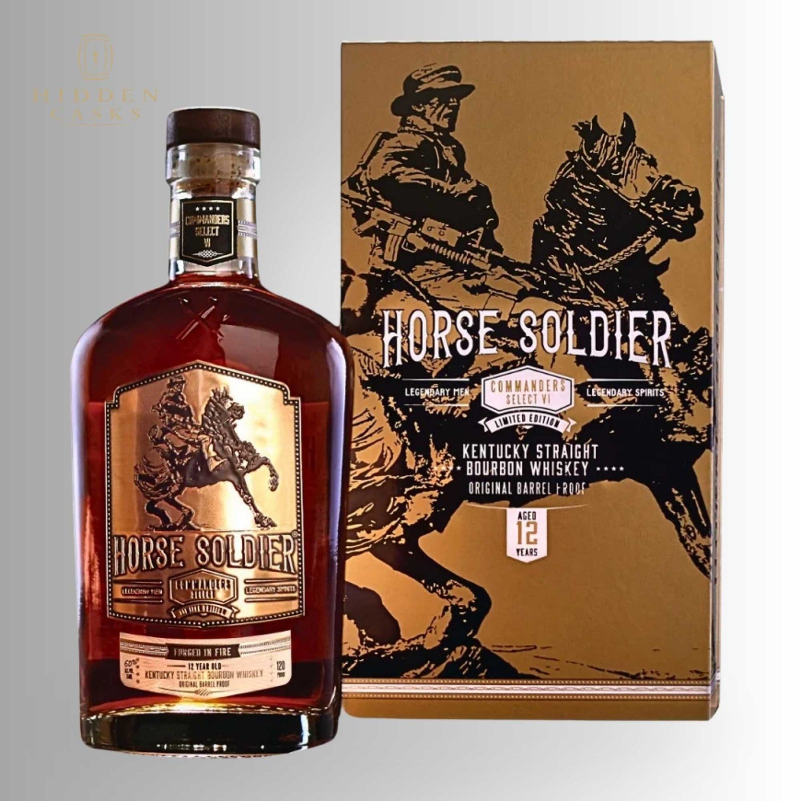 Horse Soldier Legendary Men Commanders Select VI Limited Edition 12 year 750 ML