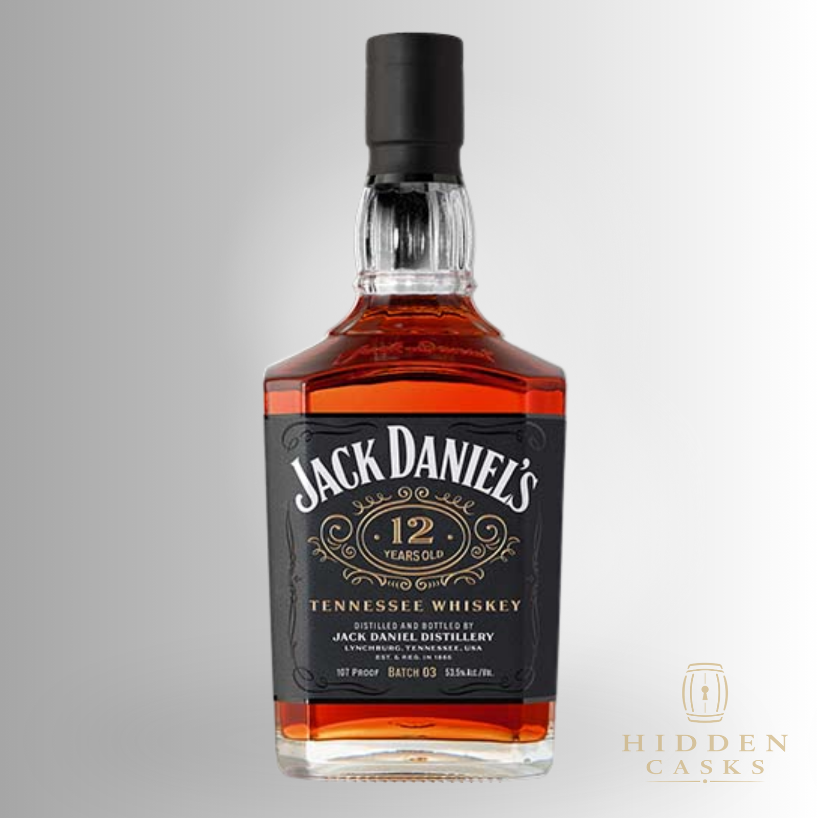 Jack Daniels Tennessee Whiskey 12 years old Batch 1 700 ml