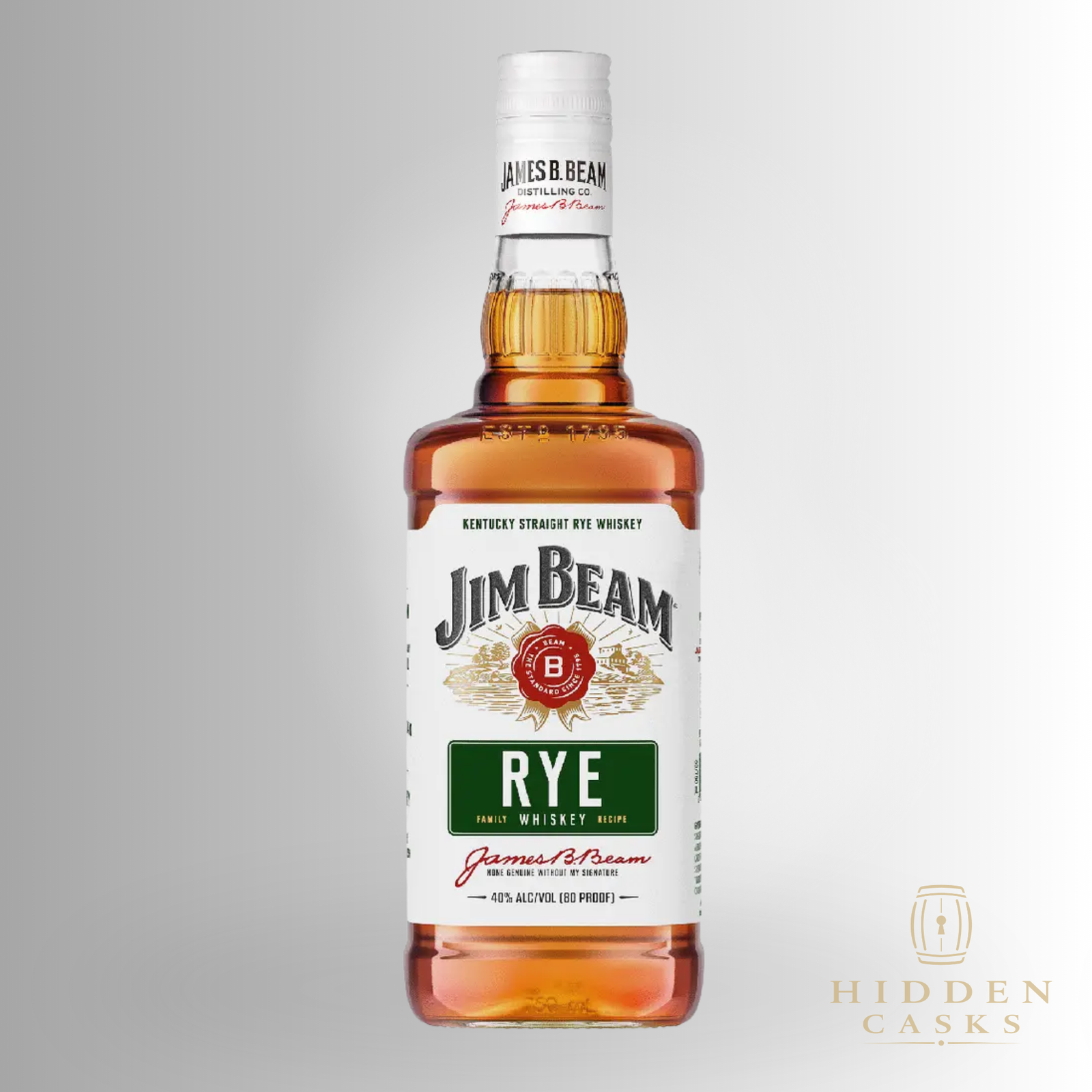 Jim Beam Rye 80 Proof 750ml