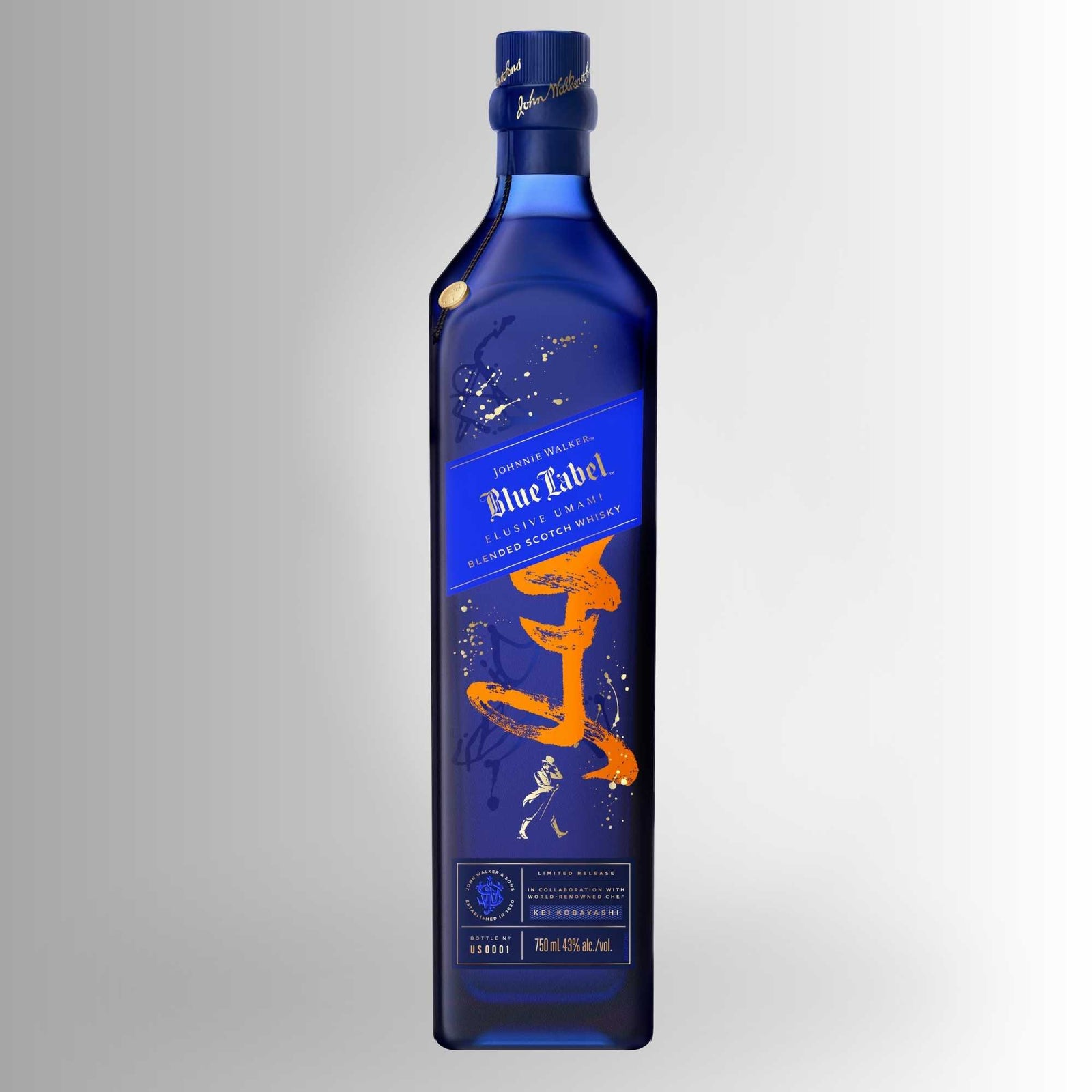 Johnnie Walker Blue Label Exclusive Umami Limited Release Kei Kobayashi 750 ml