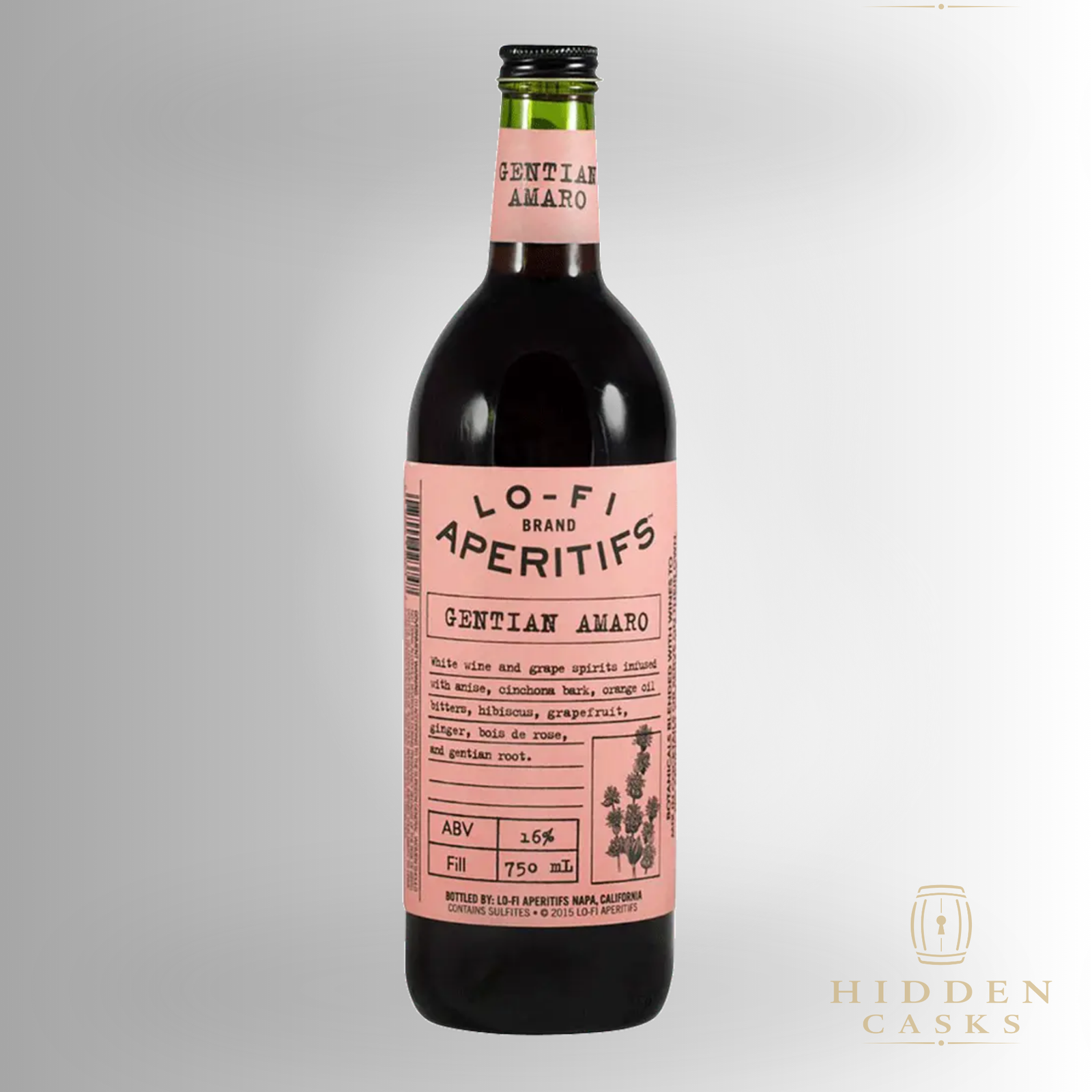 Lo-fi Brand Aperitifs Gentian Amaro 750ml
