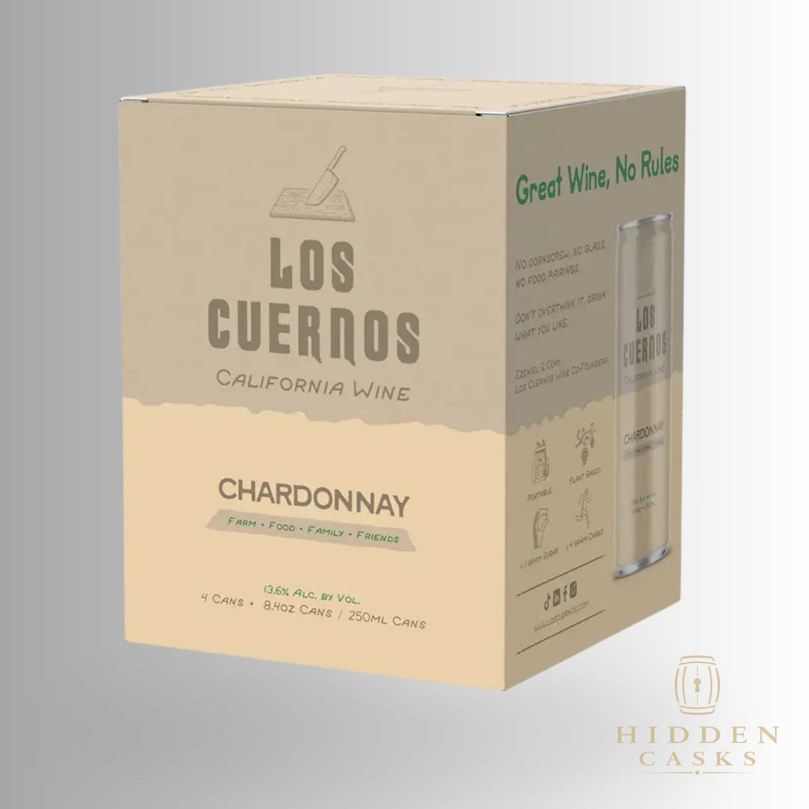 Los Cuernos Chardonnay 4pk