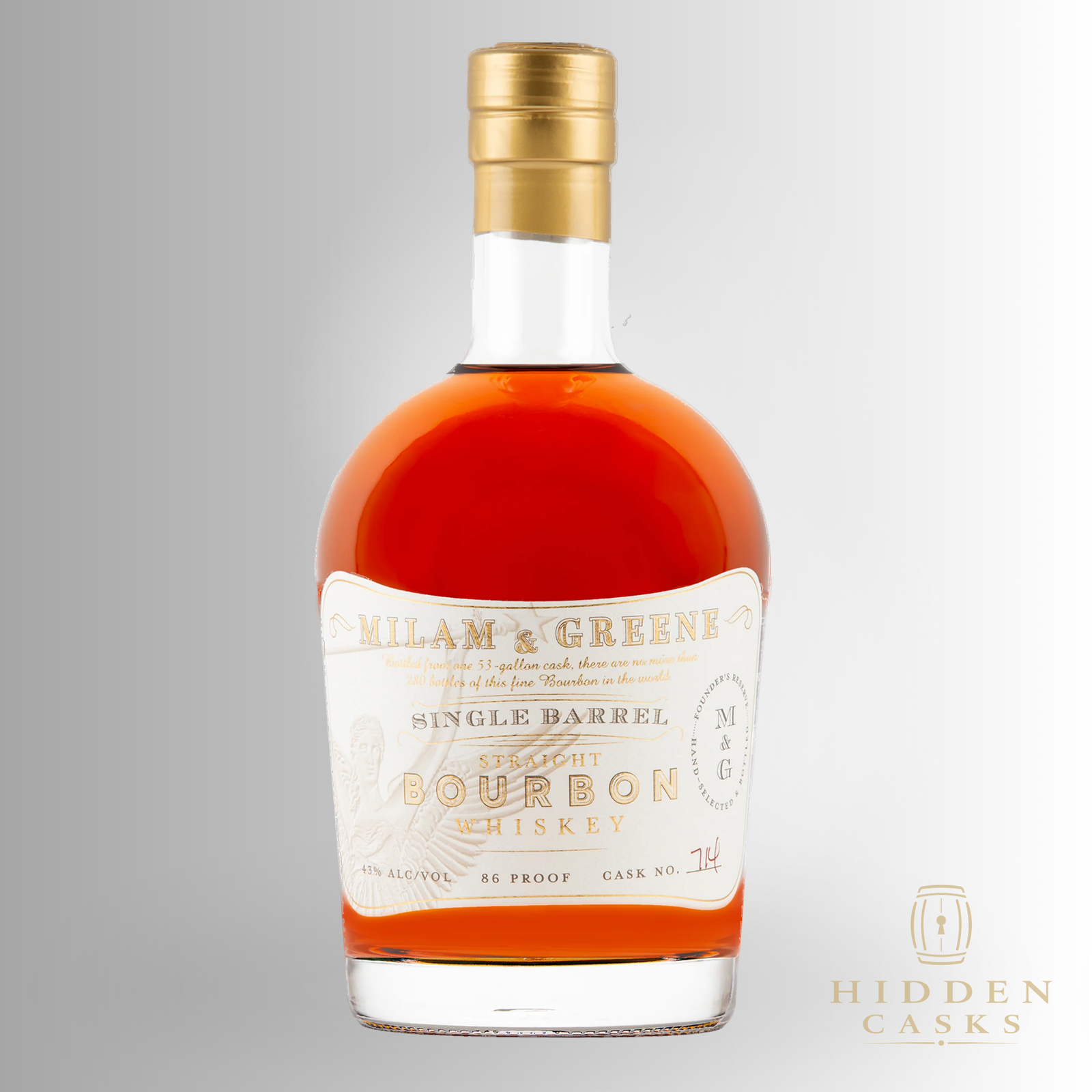 Milam And Greene Single Barrel Straight Bourbon Whiskey 750ml