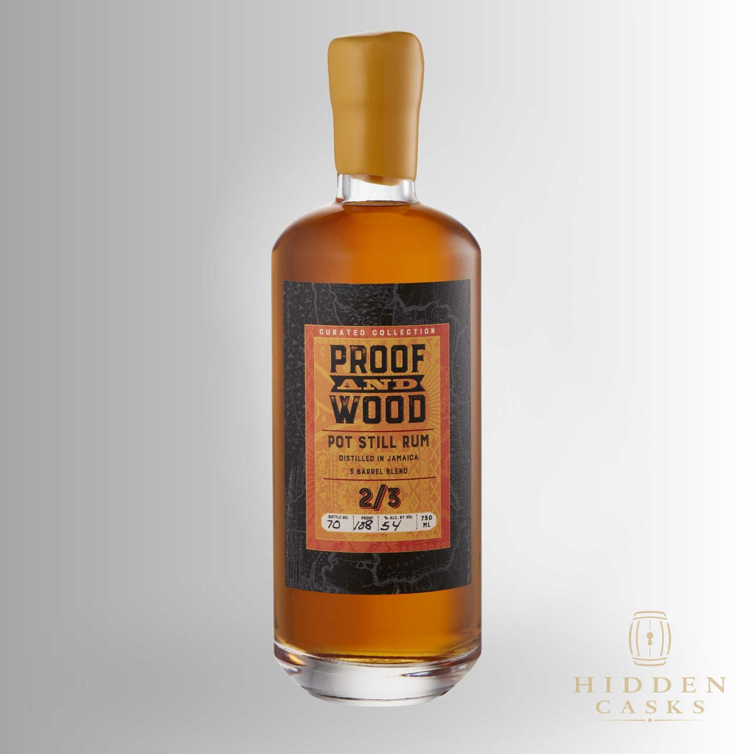 Proof and Wood Pot Still Rum 2/3 750 ml