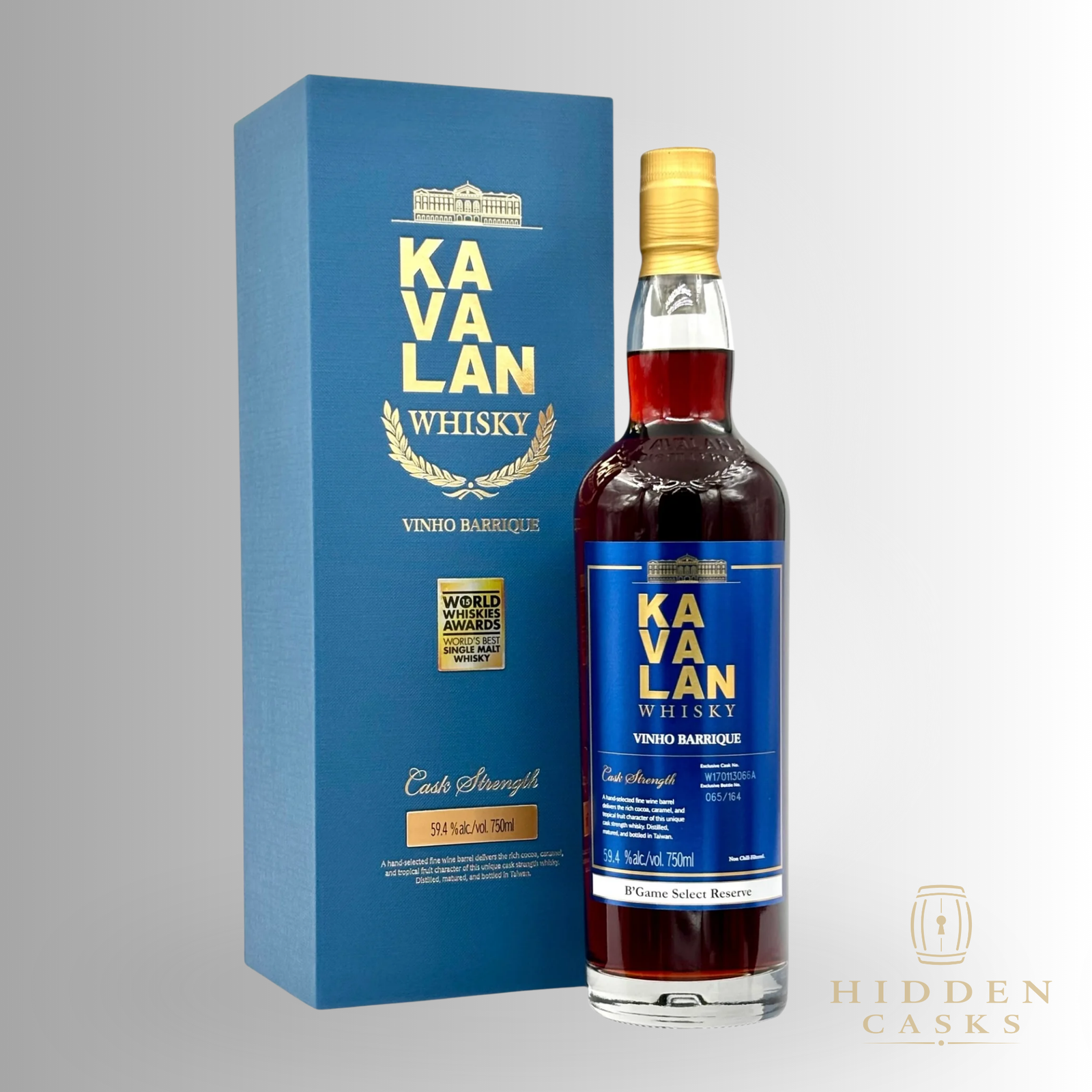 Reserve Bar Kavalan Vinho Barrique Cask Strength 750 ml