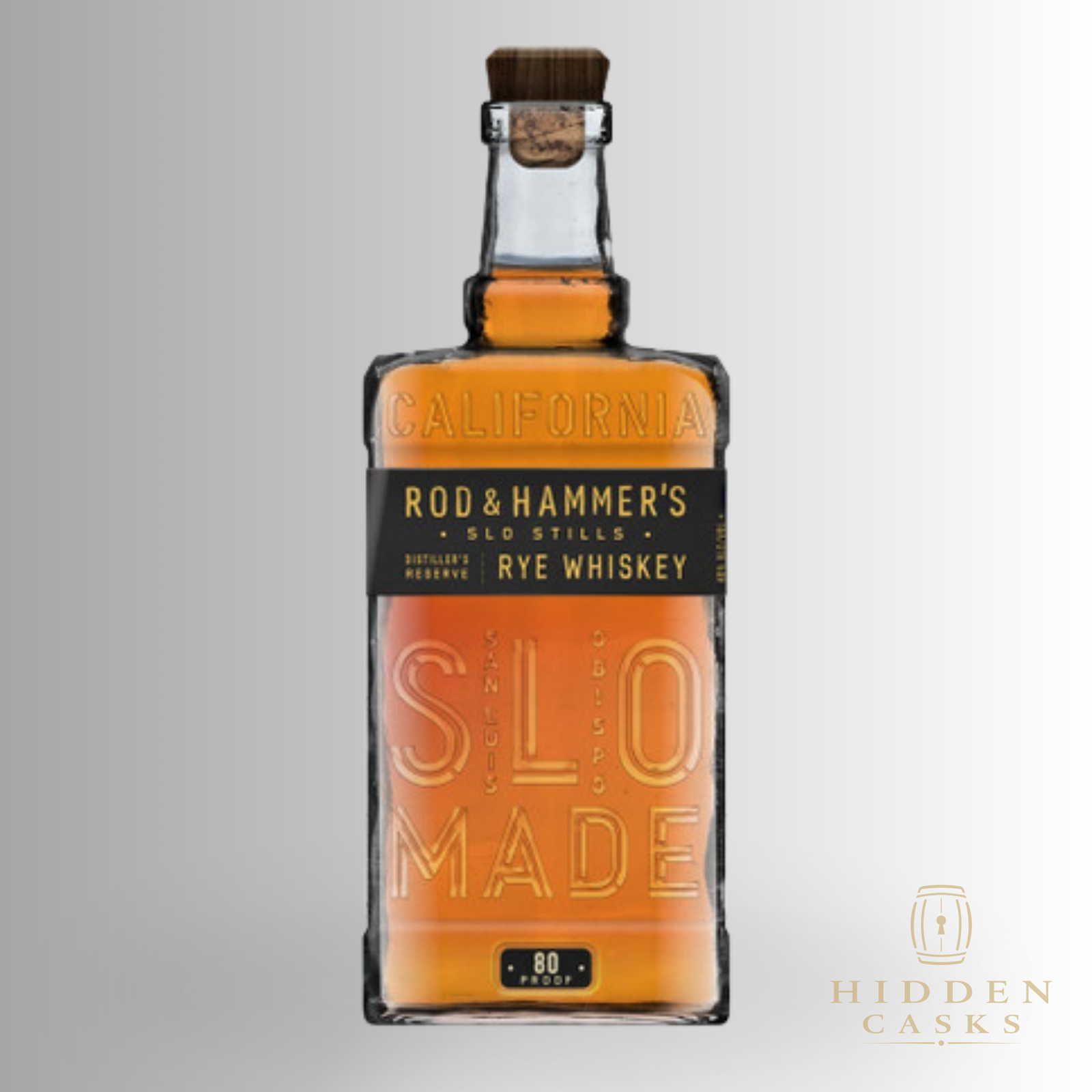 Rod & Hammer SLO Stills Reserve Rye Whiskey 750ml