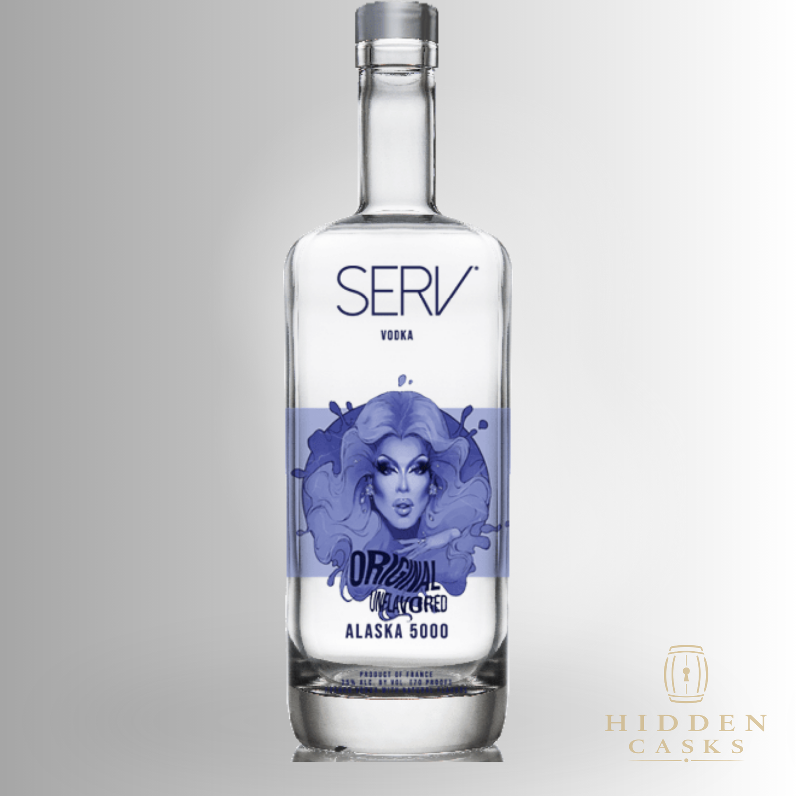 SERV VODKA Original Unflavored Alaska 5000 750 ml