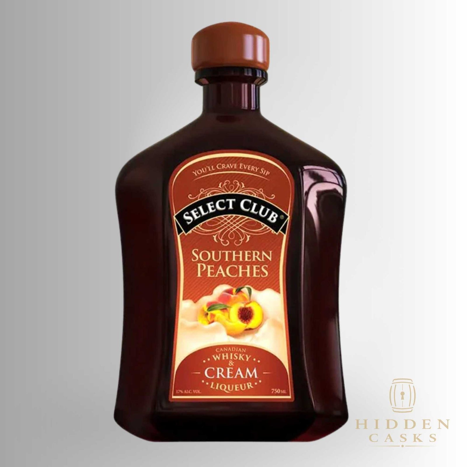 Select Club Southern Peaches Canadian Whisky and Cream Liqueur 750 ml