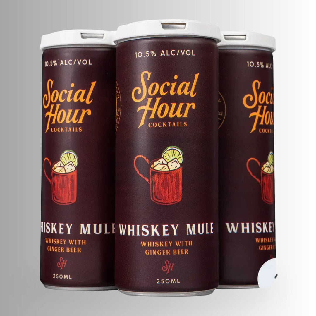 Social Hour Whiskey Mule 4 x 250ml cans