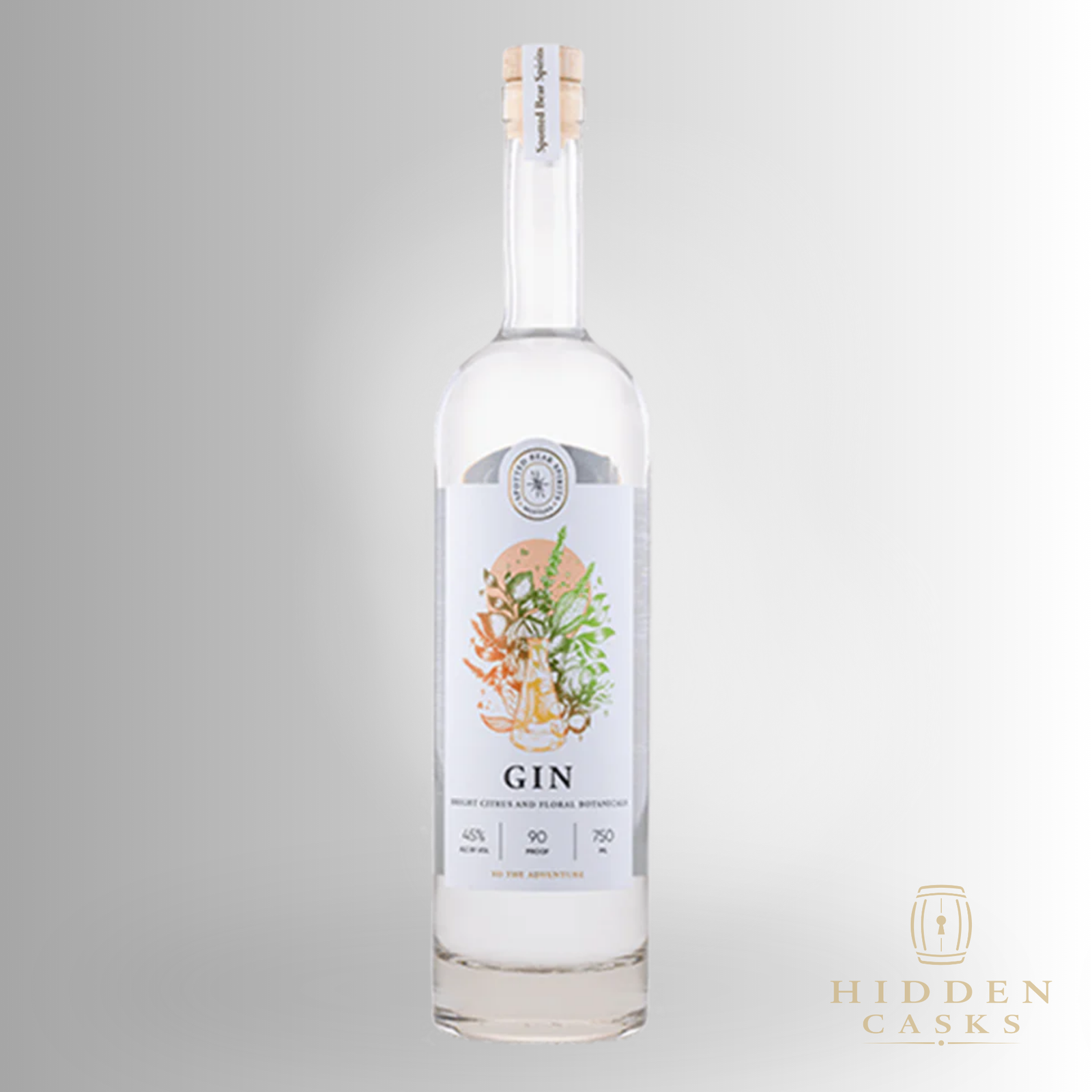 Spotted Bear Spirits Bright Citrus and Floral Botanicals Gin 750ml