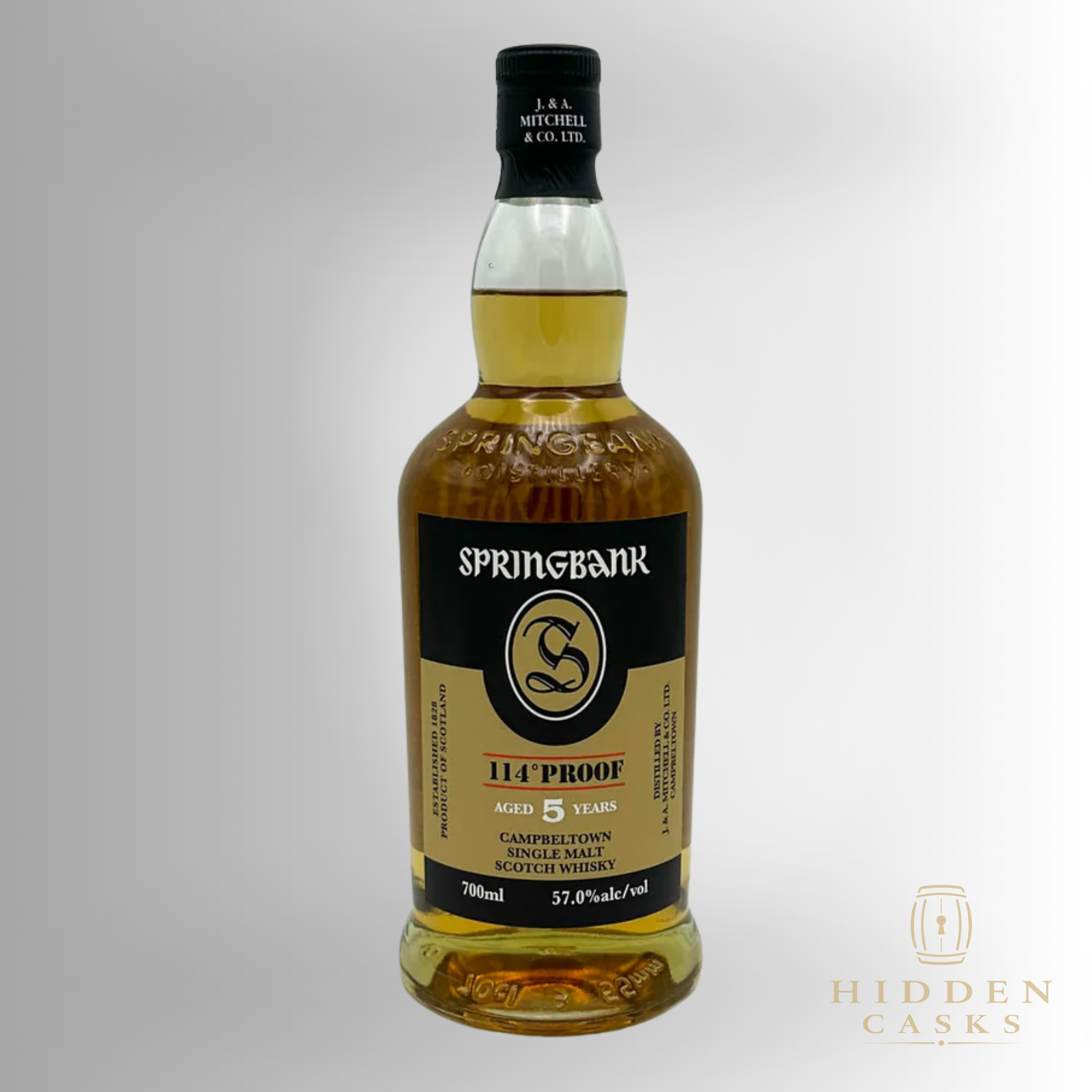 Springbank Single Malt Scotch 114 Proof 5 Year 700ml