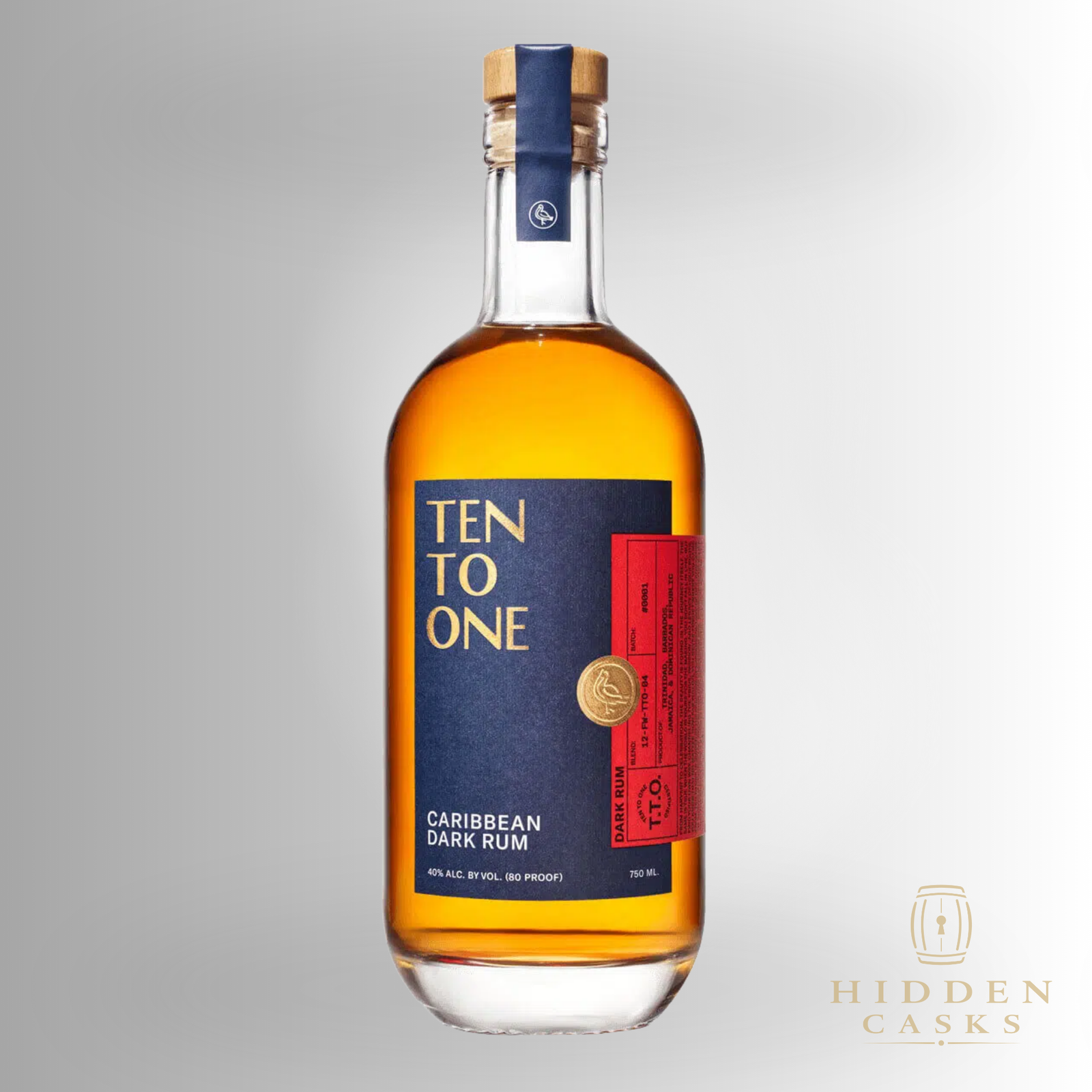 Ten To One Caribbean Dark Rum 750ml