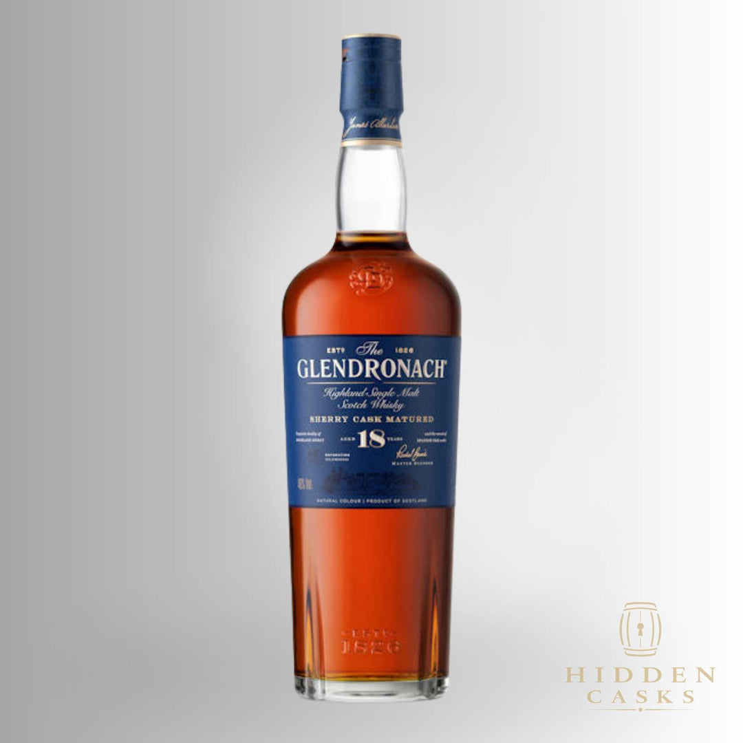 The Glendronach Highland Single Malt Scotch Whisky Sherry Cask 18 year 700 ml
