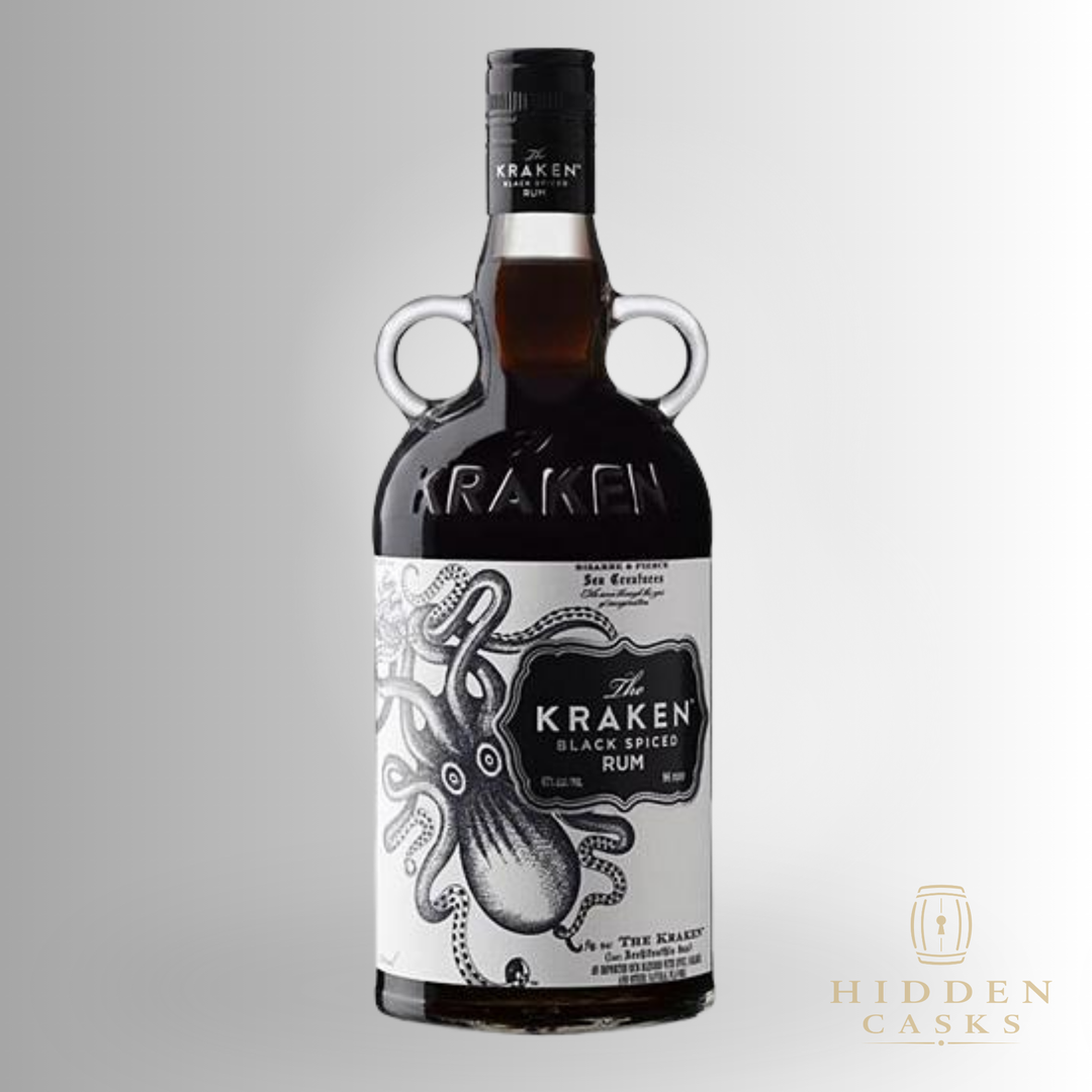 The Kraken Black Spiced Rum White Label 750ml