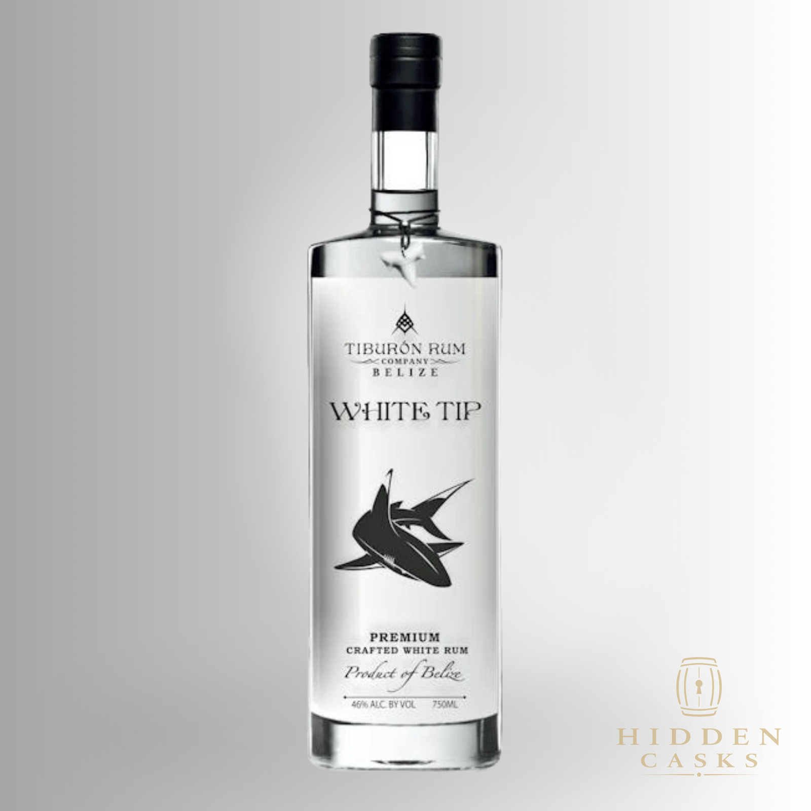 Tiburon Rum White Tip Pemium Crafted Overproof White Rum 750 ML