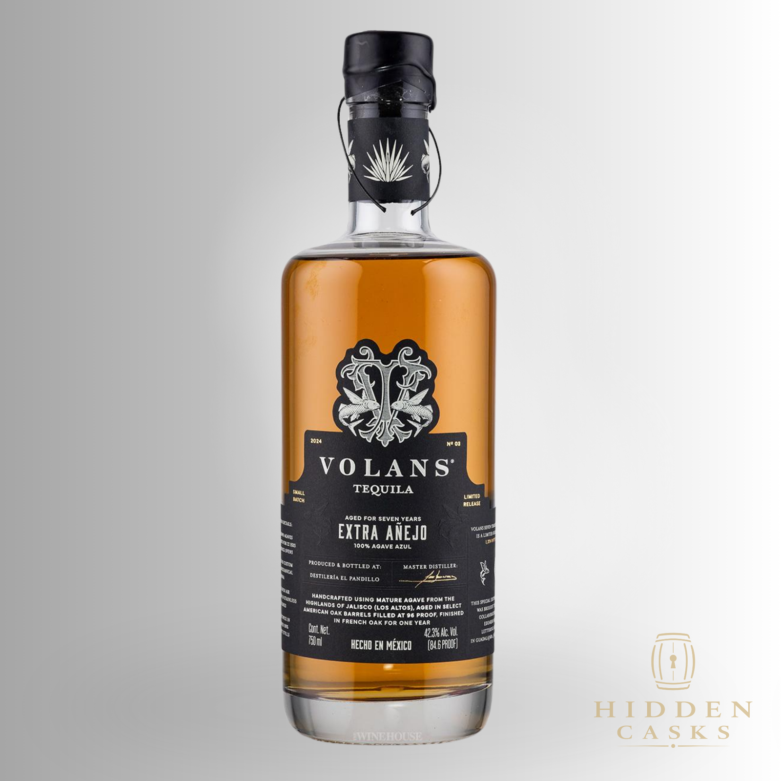 Volans Tequila Extra Anejo 7 year 750 ml