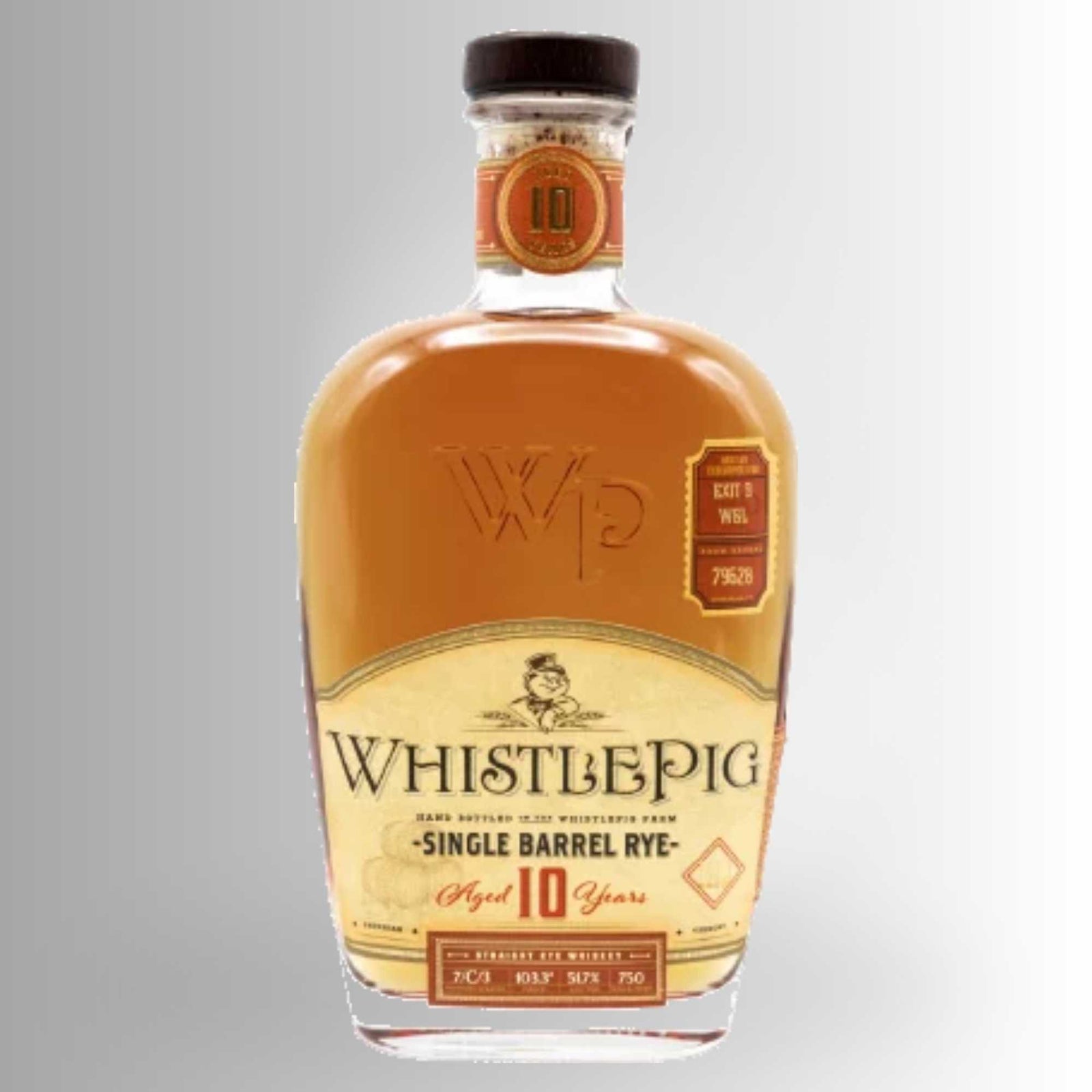 WhistlePig 10 Year Old Rye Barrel #90396 Gettin' Sloppy 750ml