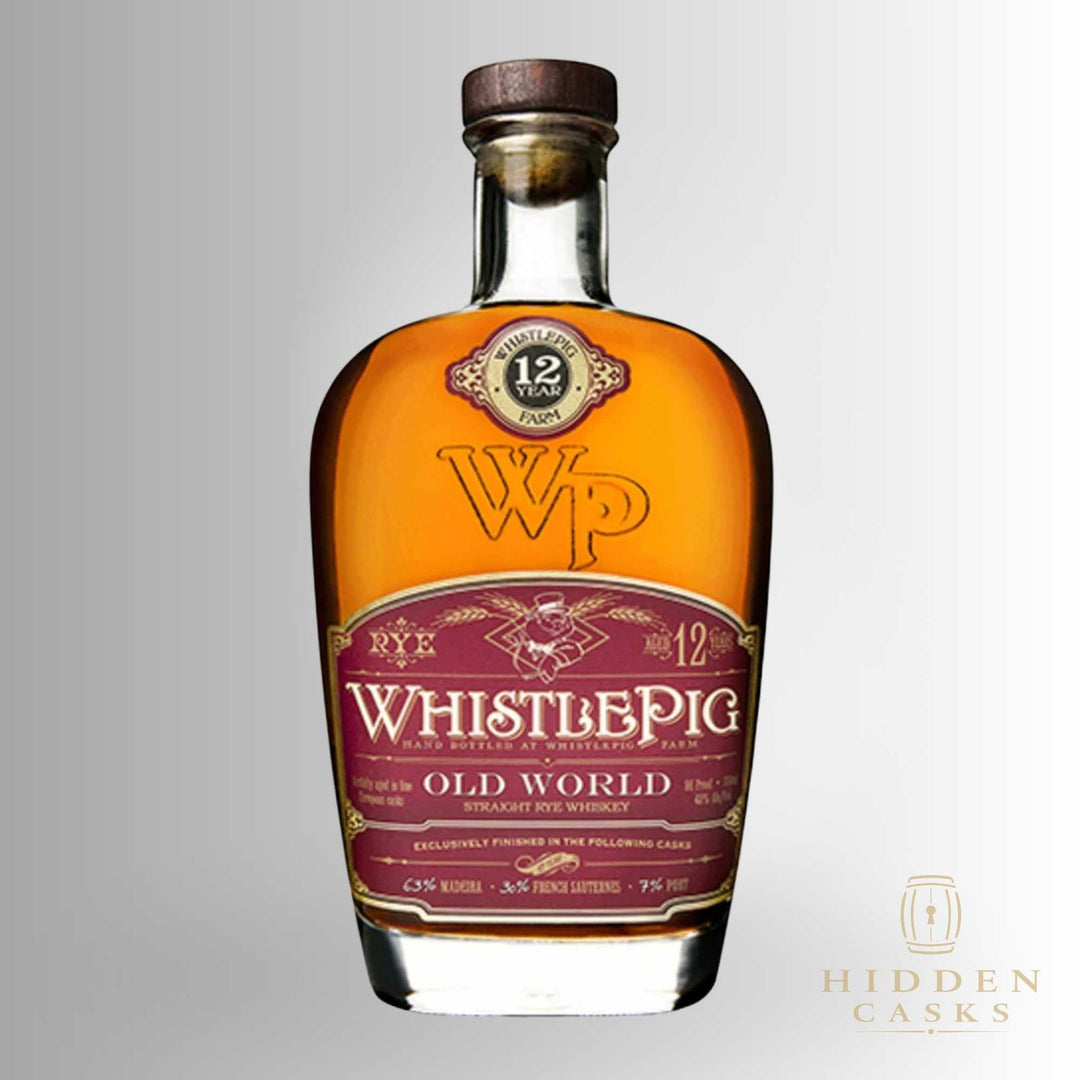 WhistlePig 12 Year Old World Cask Rye Whiskey 750ml