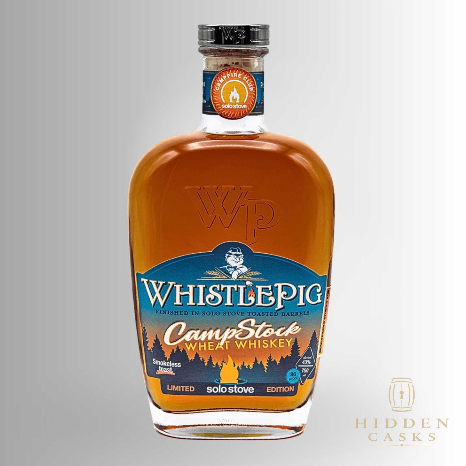 WhistlePig Camp Stock Wheat Whiskey Limited Solo Stove Edition 750 ML