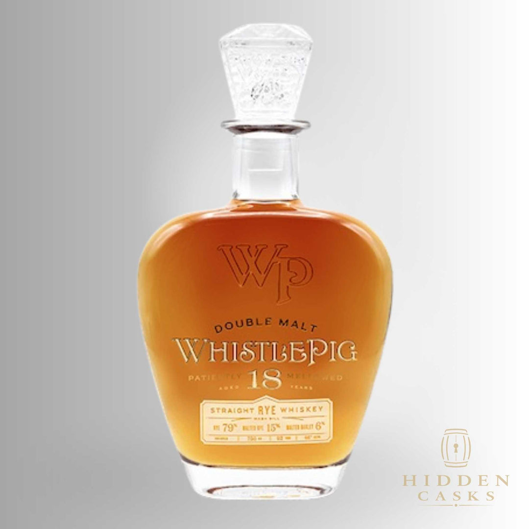 WhistlePig Double Malt 18 Year Old Straight Rye Whiskey 750ml