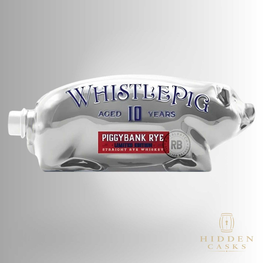 Whistlepig Piggybank RYE White &amp; Blue 10 year 1L