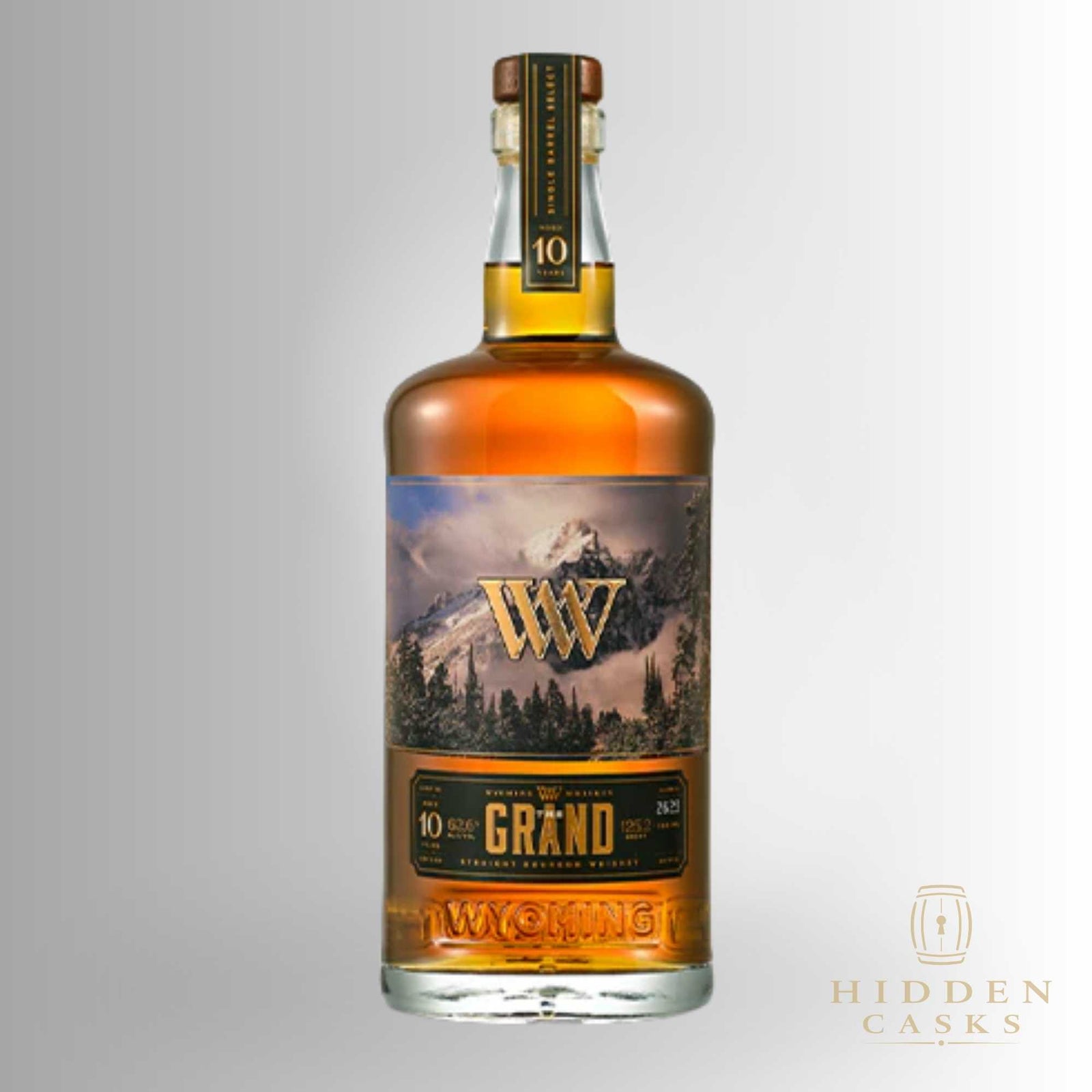 Wyoming Whiskey The Grand Barrel Straight Bourbon 2623 (Grey Label) 750ml